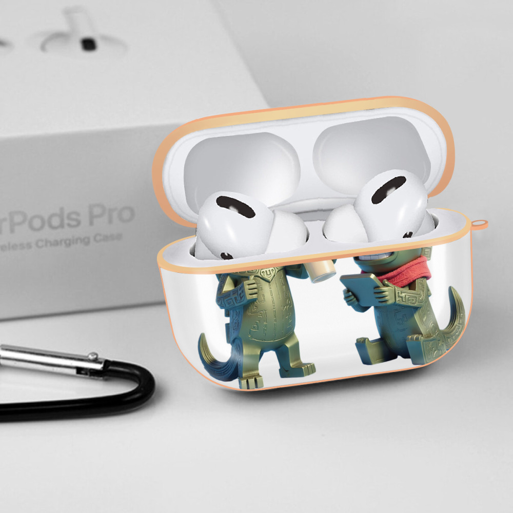 Ne Zha 2 ナタ 魔童の大暴れ 【AirPods Pro用】ハードシェル保護ケース｜耐衝撃・防指紋・カラビナ付き商品仕様