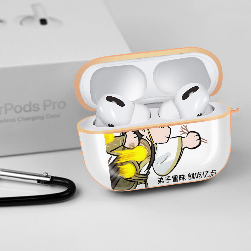 Ne Zha 2 ナタ 魔童の大暴れ 【AirPods Pro用】ハードシェル保護ケース｜耐衝撃・防指紋・カラビナ付き商品仕様