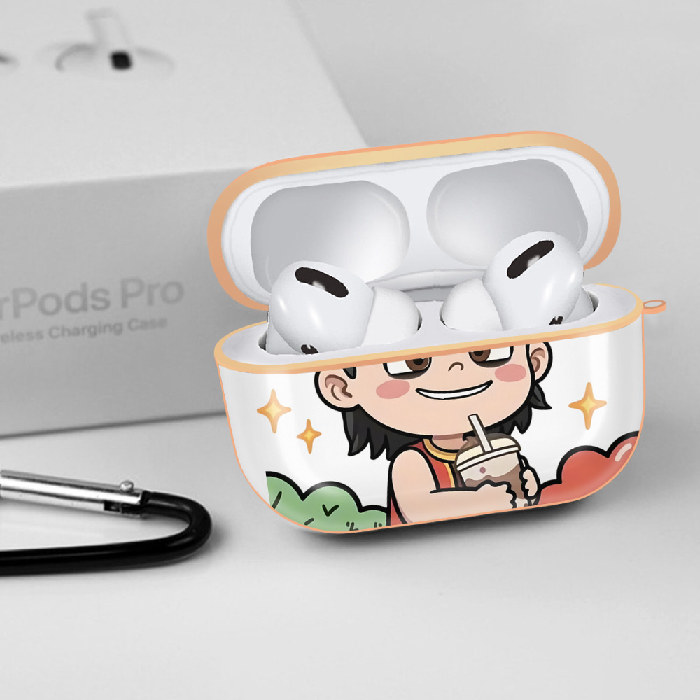 Ne Zha 2 ナタ 魔童の大暴れ 【AirPods Pro用】ハードシェル保護ケース｜耐衝撃・防指紋・カラビナ付き商品仕様