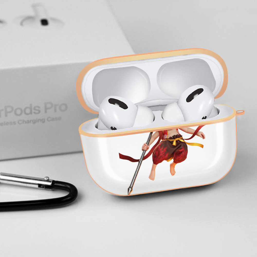 Ne Zha 2 ナタ 魔童の大暴れ 【AirPods Pro用】ハードシェル保護ケース｜耐衝撃・防指紋・カラビナ付き商品仕様