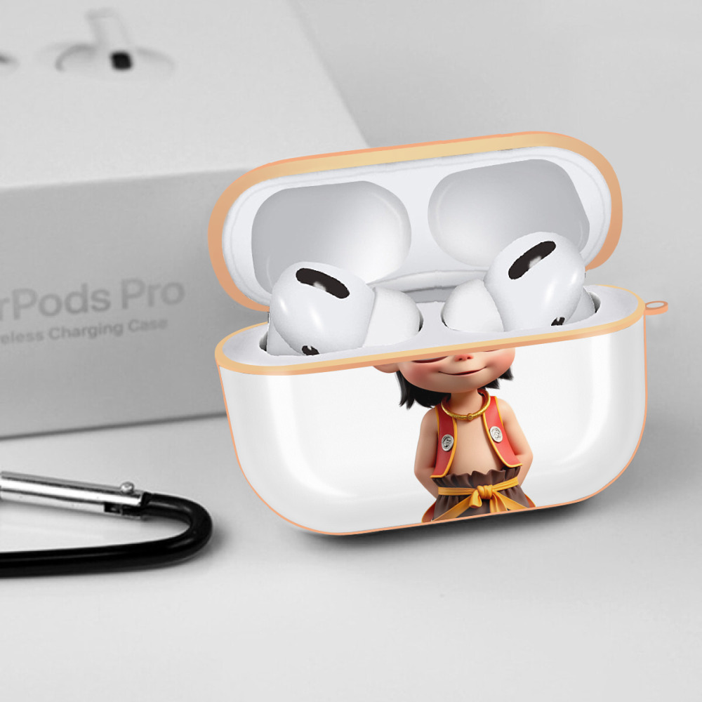 Ne Zha 2 ナタ 魔童の大暴れ 【AirPods Pro用】ハードシェル保護ケース｜耐衝撃・防指紋・カラビナ付き商品仕様