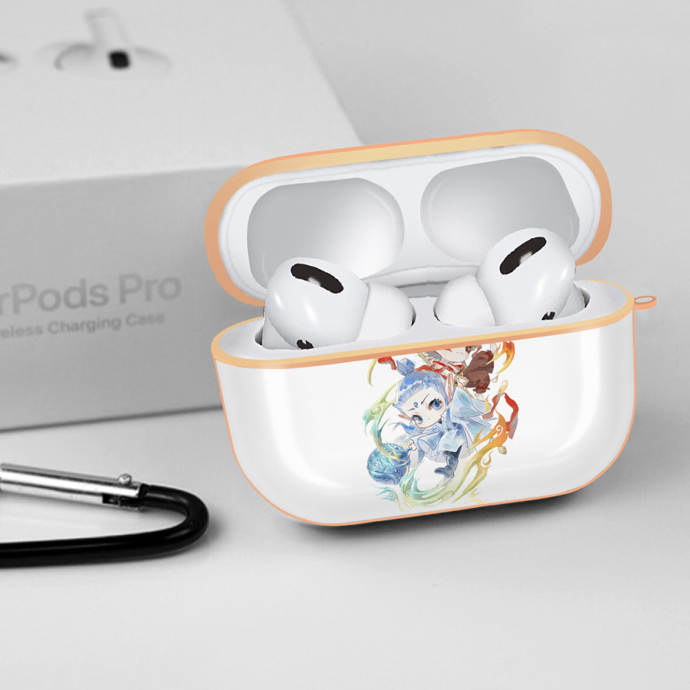Ne Zha 2 ナタ 魔童の大暴れ 【AirPods Pro用】ハードシェル保護ケース｜耐衝撃・防指紋・カラビナ付き商品仕様