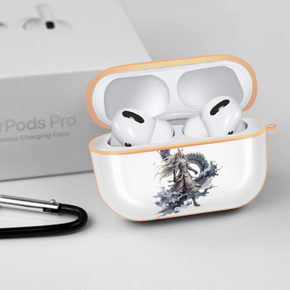 Ne Zha 2 ナタ 魔童の大暴れ 【AirPods Pro用】ハードシェル保護ケース｜耐衝撃・防指紋・カラビナ付き商品仕様