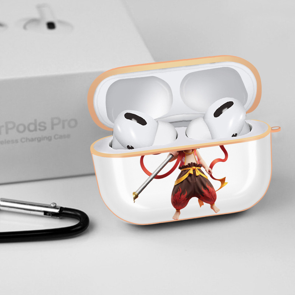 Ne Zha 2 ナタ 魔童の大暴れ 【AirPods Pro用】ハードシェル保護ケース｜耐衝撃・防指紋・カラビナ付き商品仕様