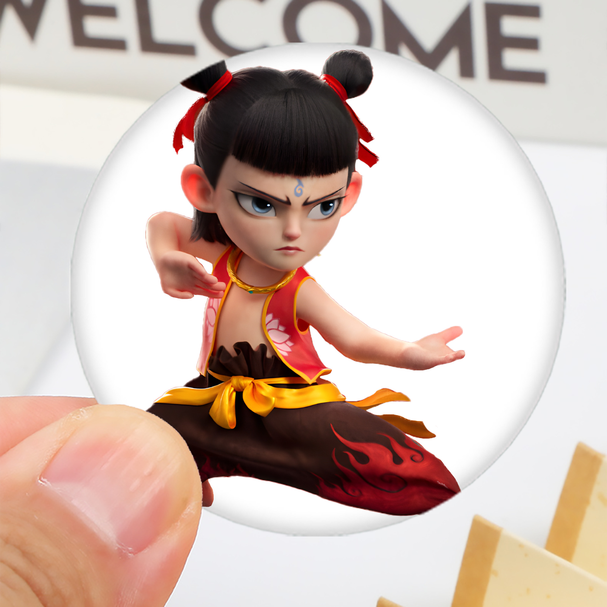 Ne Zha 2 ナタ 魔童の大暴れ 6cm 缶バッジ 複数セット