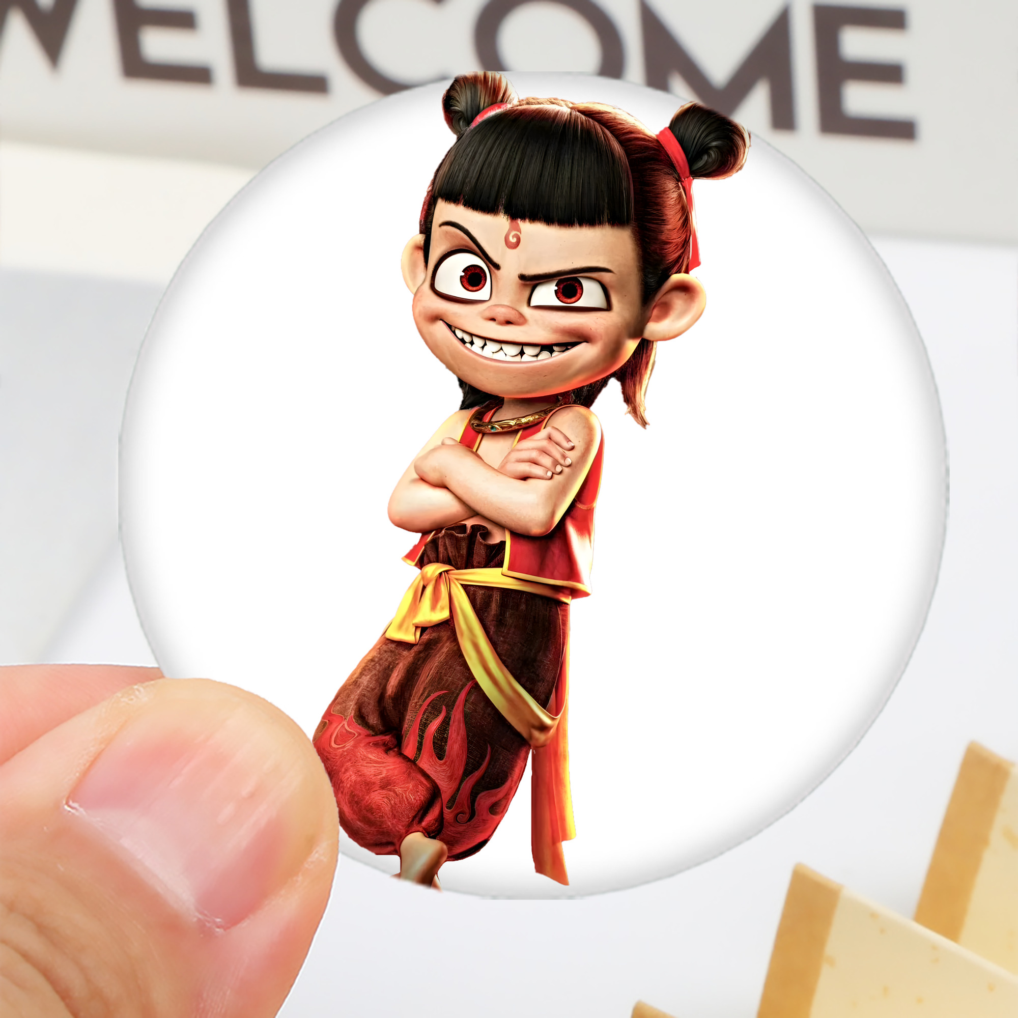 Ne Zha 2 ナタ 魔童の大暴れ 6cm 缶バッジ 複数セット