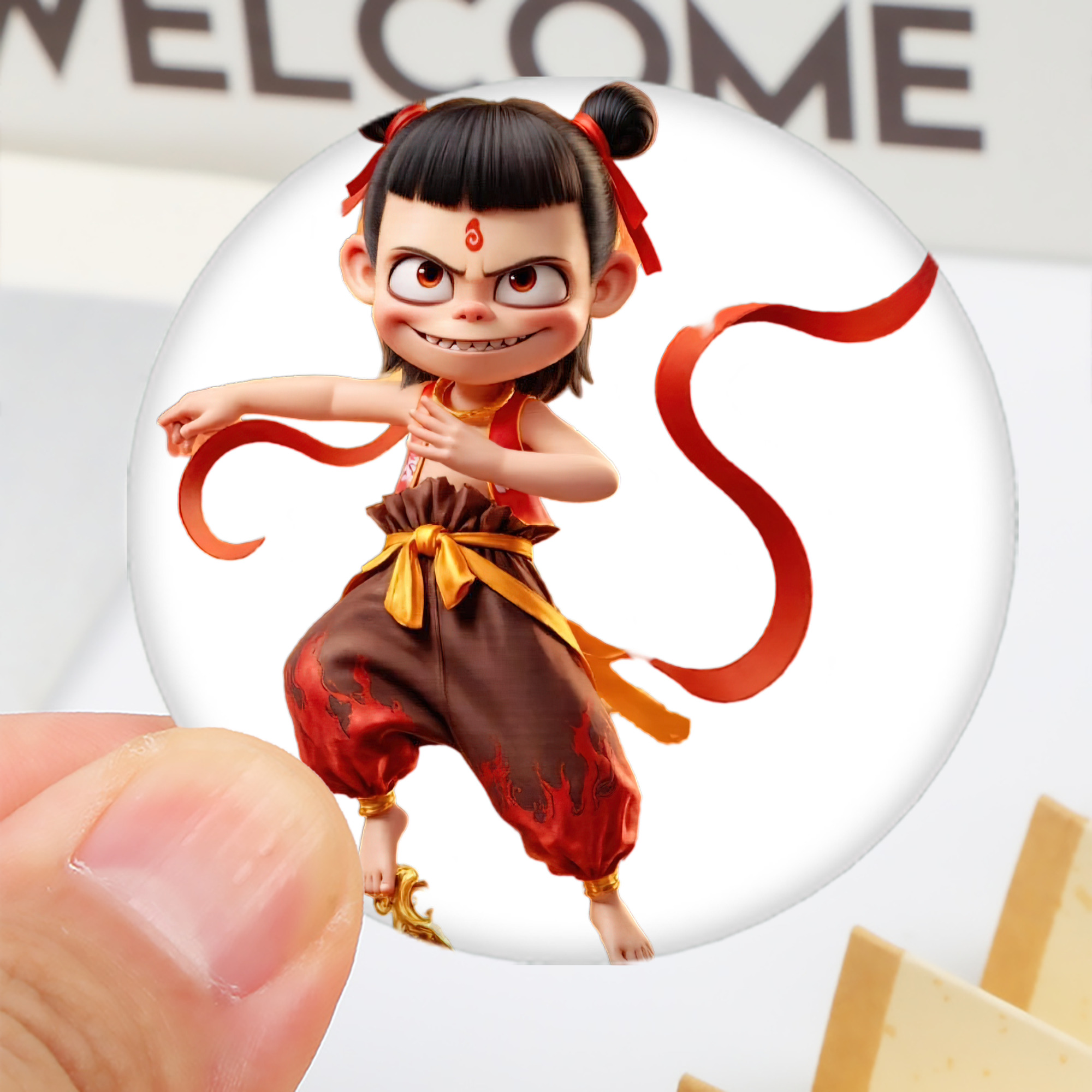 Ne Zha 2 ナタ 魔童の大暴れ 6cm 缶バッジ 複数セット