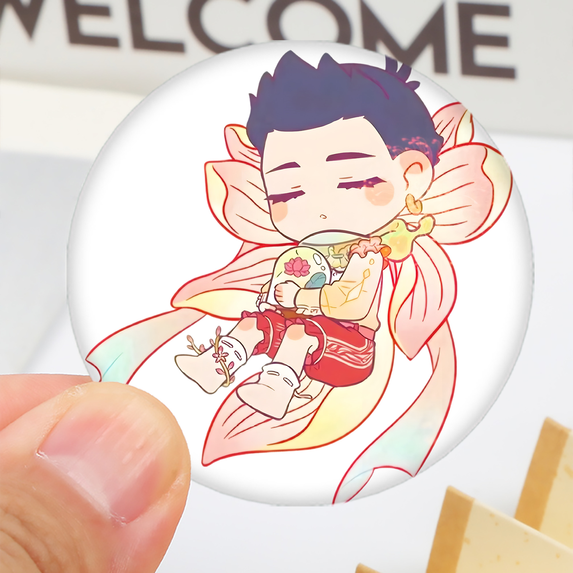 Ne Zha 2 ナタ 魔童の大暴れ 6cm 缶バッジ 複数セット