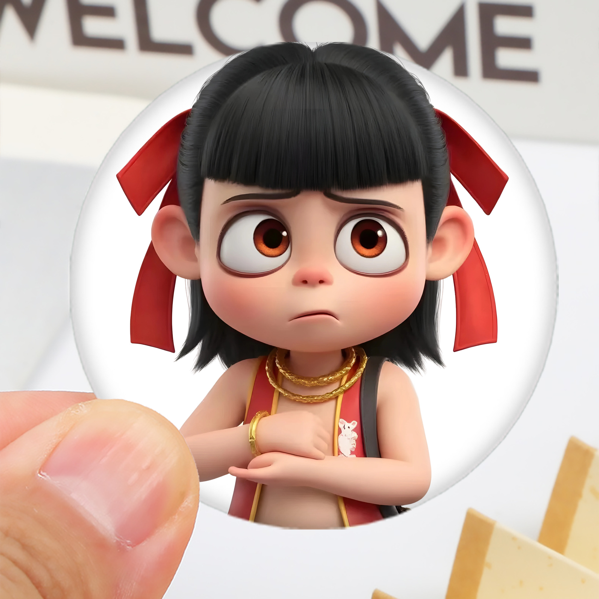 Ne Zha 2 ナタ 魔童の大暴れ 6cm 缶バッジ 複数セット