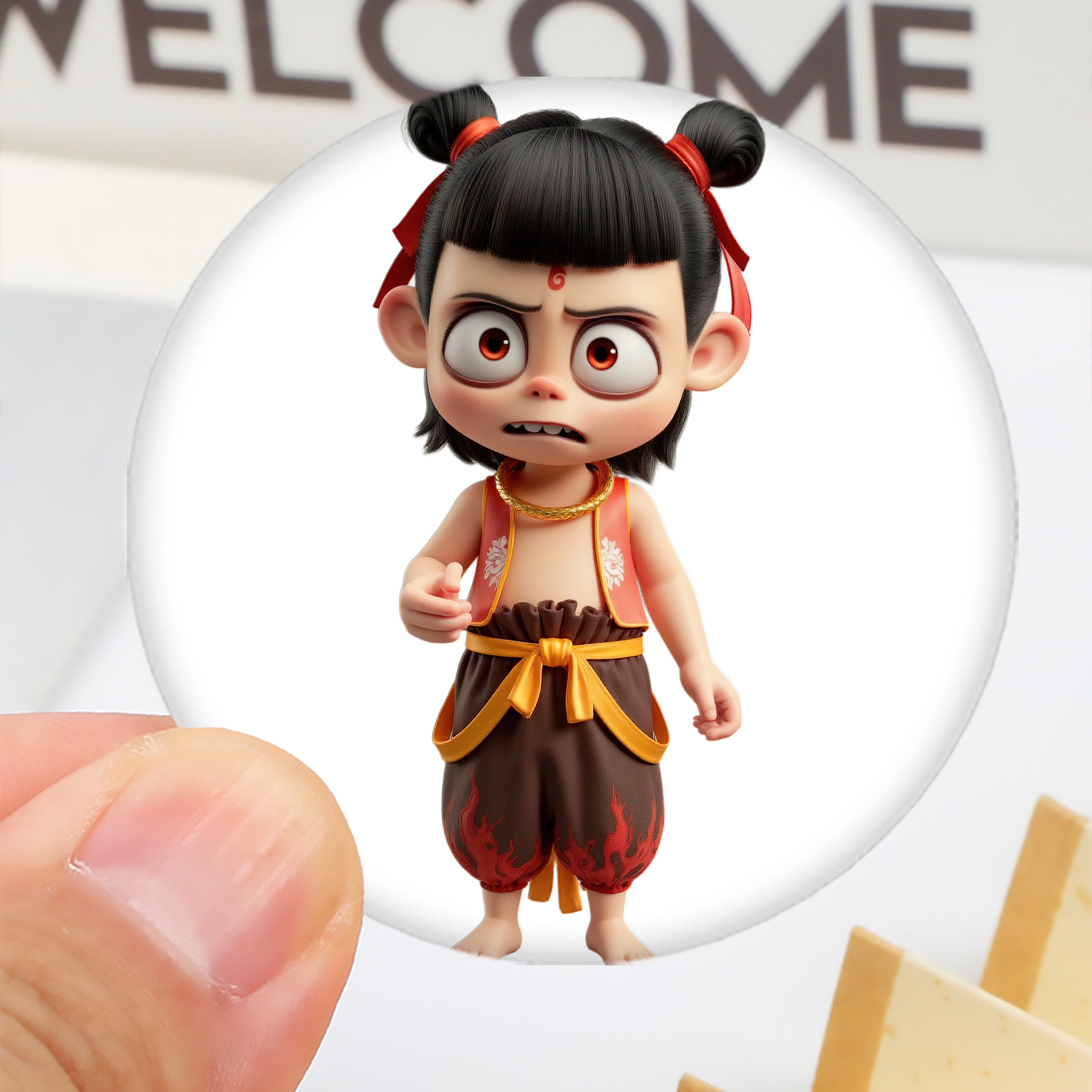 Ne Zha 2 ナタ 魔童の大暴れ 6cm 缶バッジ 複数セット