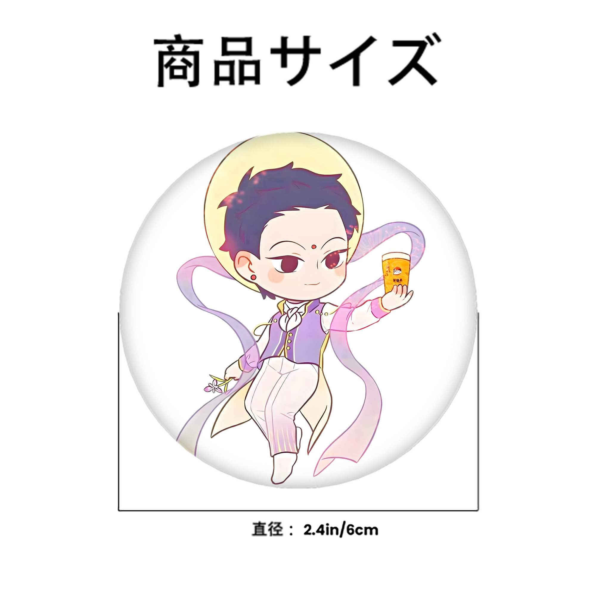 Ne Zha 2 ナタ 魔童の大暴れ 6cm 缶バッジ 複数セット
