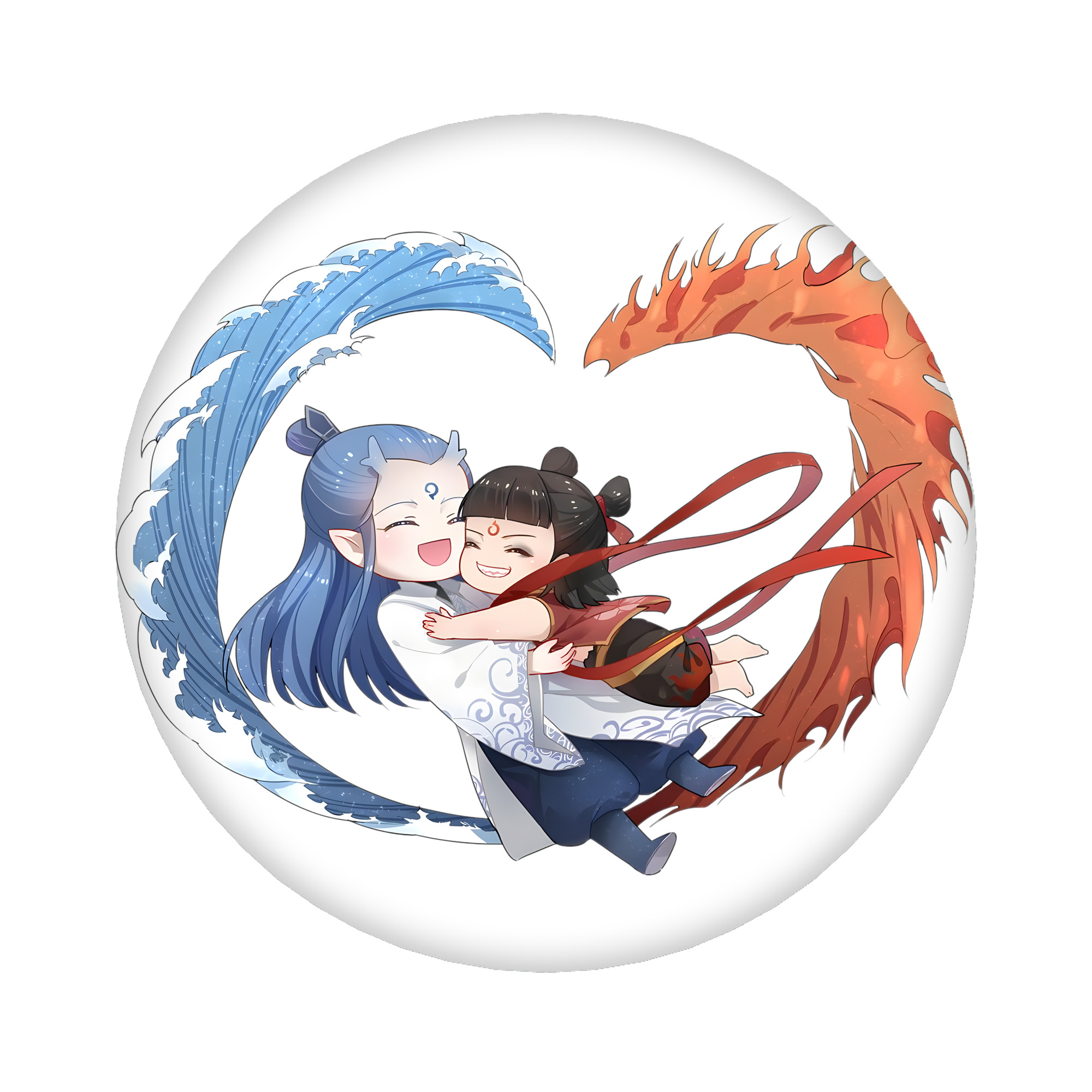 （画像用） Ne Zha 2 ナタ 魔童の大暴れ 6cm 缶バッジ 複数セット