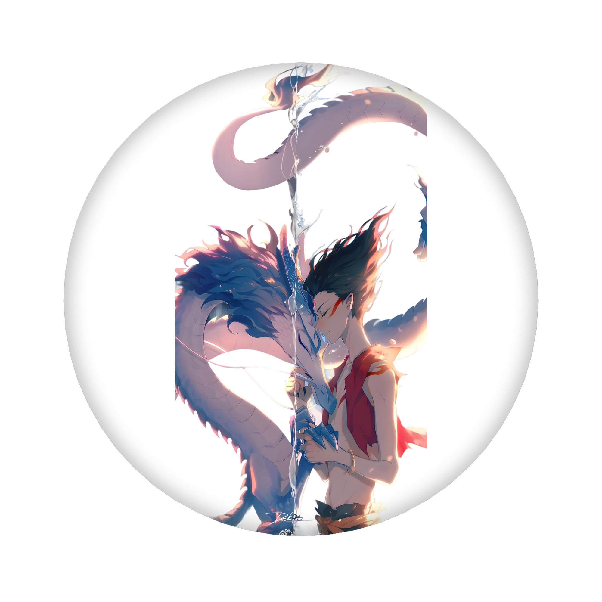 （画像用） Ne Zha 2 ナタ 魔童の大暴れ 6cm 缶バッジ 複数セット