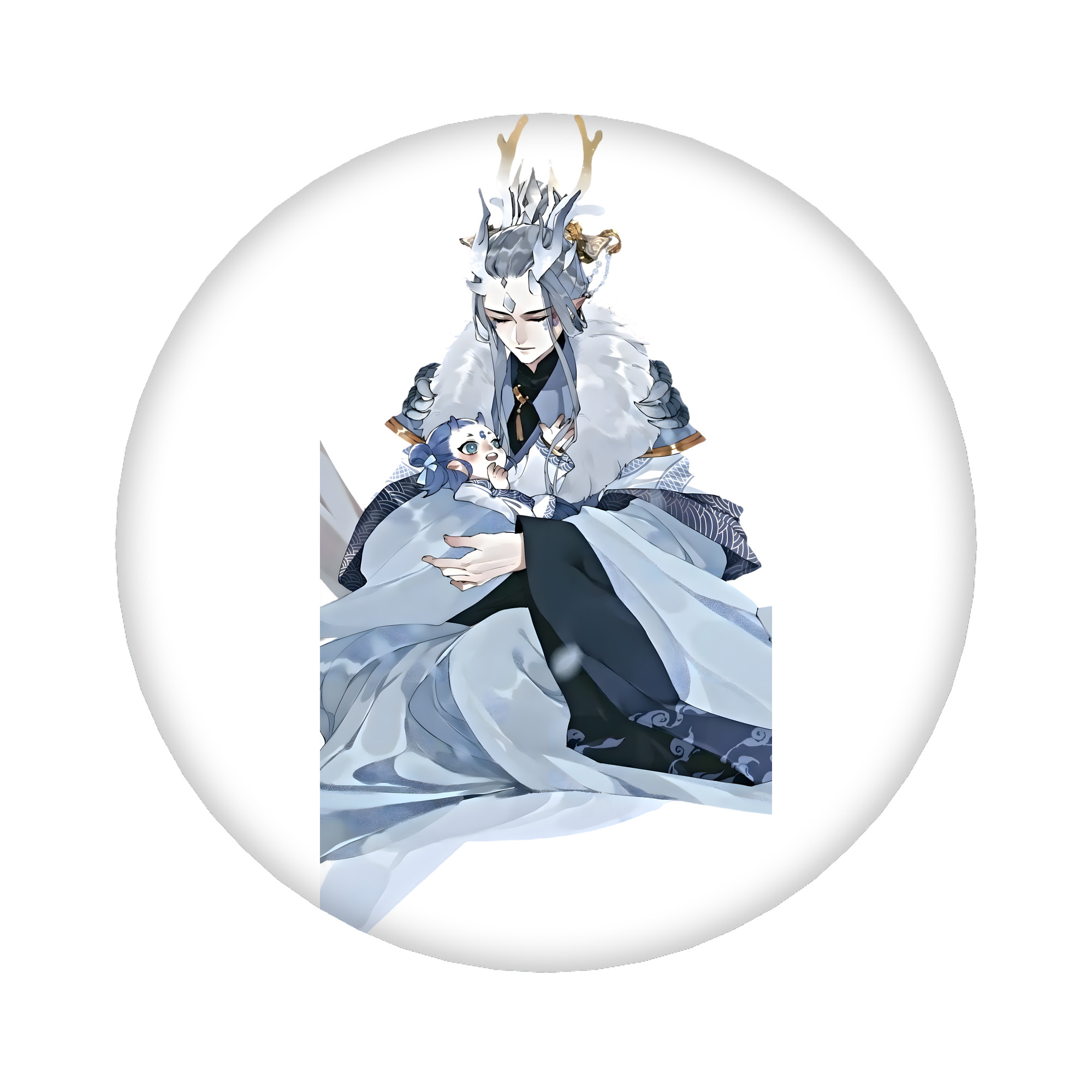 （画像用） Ne Zha 2 ナタ 魔童の大暴れ 6cm 缶バッジ 複数セット