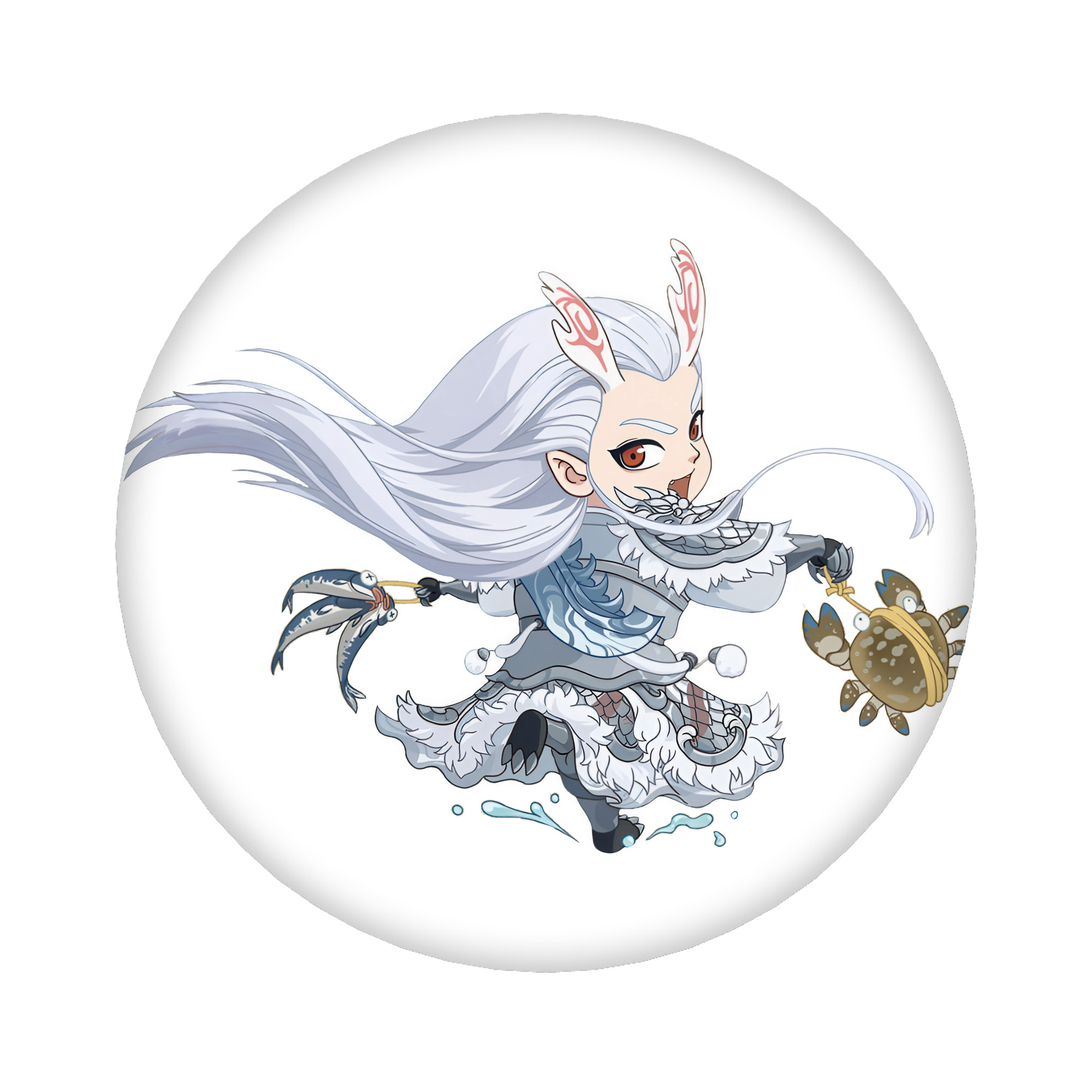 （画像用） Ne Zha 2 ナタ 魔童の大暴れ 6cm 缶バッジ 複数セット