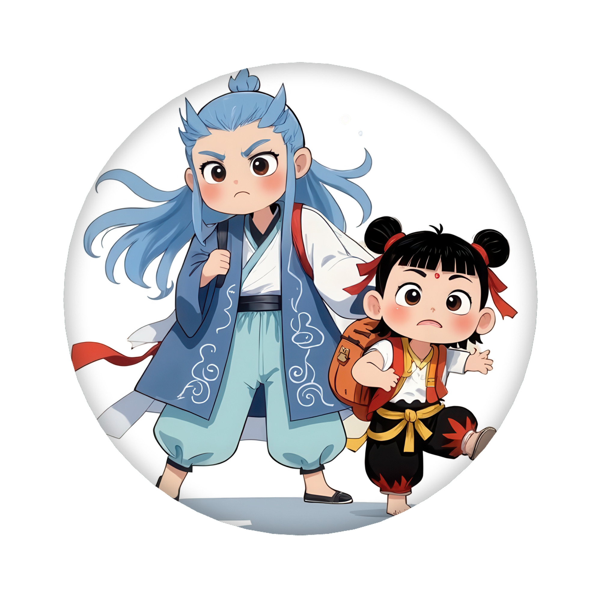 （画像用） Ne Zha 2 ナタ 魔童の大暴れ 6cm 缶バッジ 複数セット
