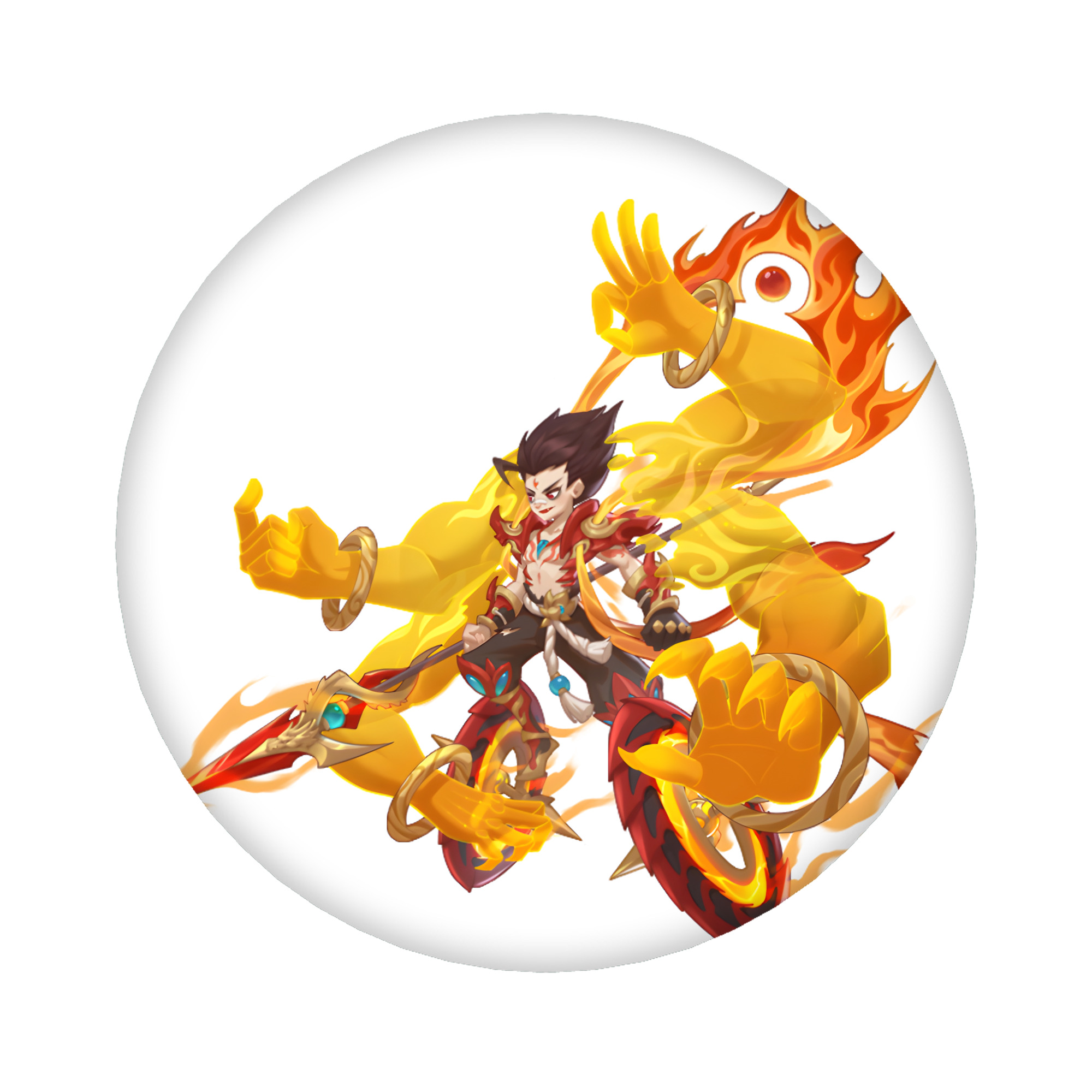 （画像用） Ne Zha 2 ナタ 魔童の大暴れ 6cm 缶バッジ 複数セット