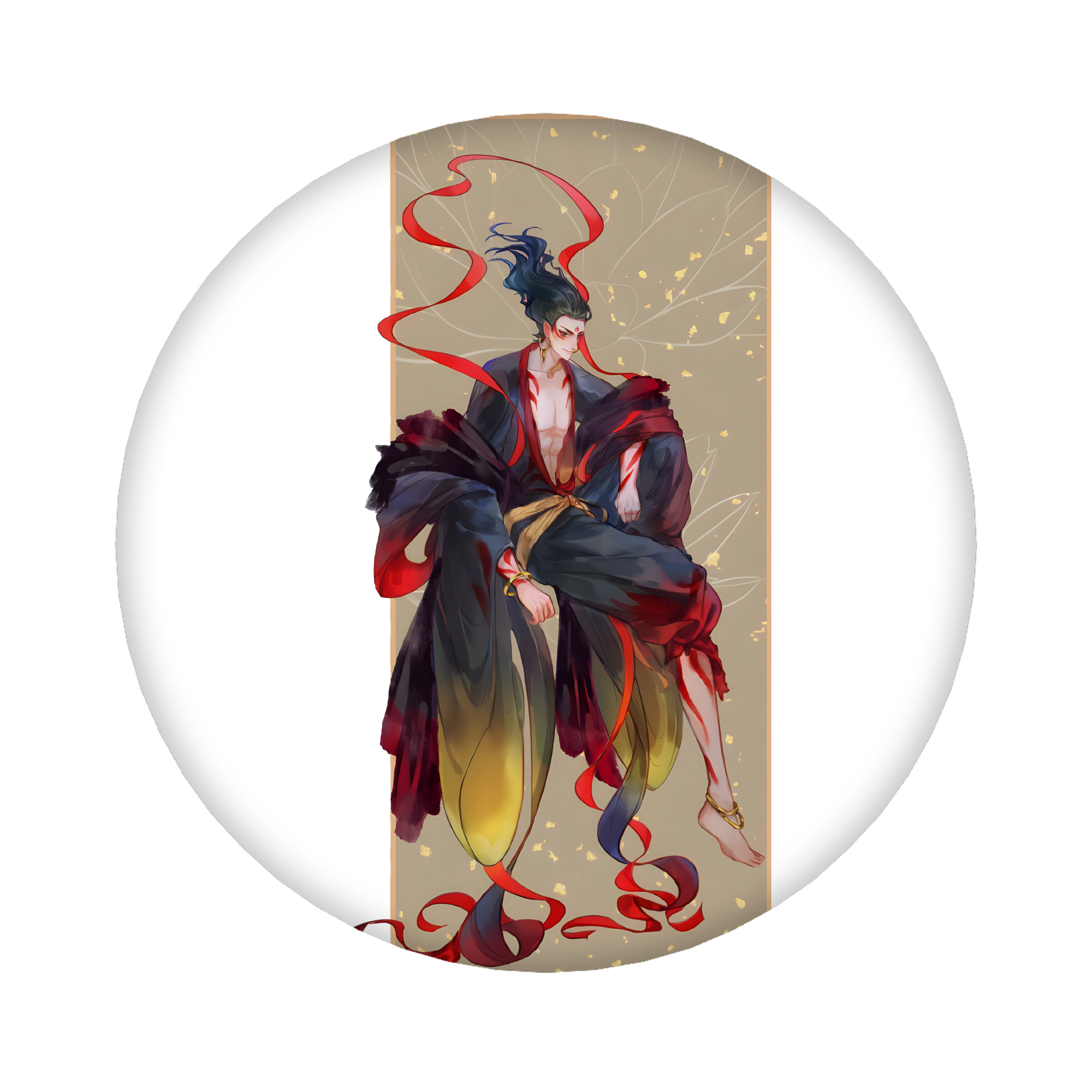 （画像用） Ne Zha 2 ナタ 魔童の大暴れ 6cm 缶バッジ 複数セット