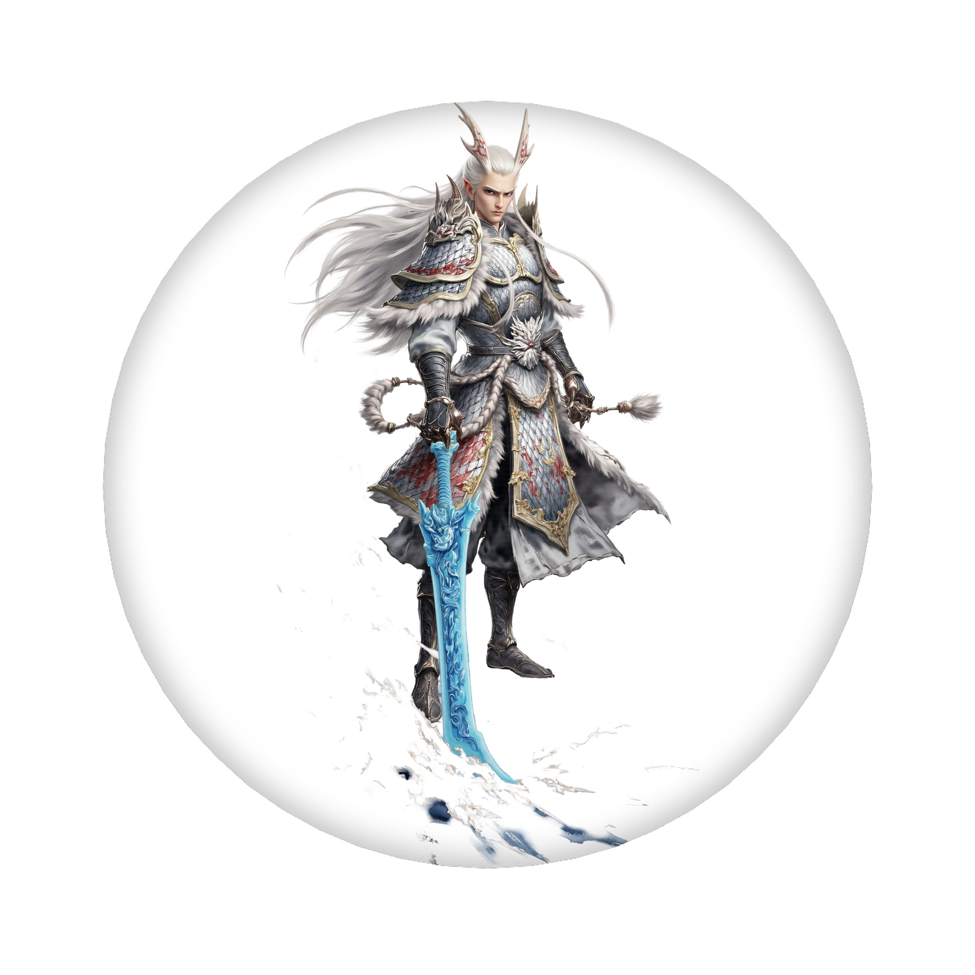 （画像用） Ne Zha 2 ナタ 魔童の大暴れ 6cm 缶バッジ 複数セット