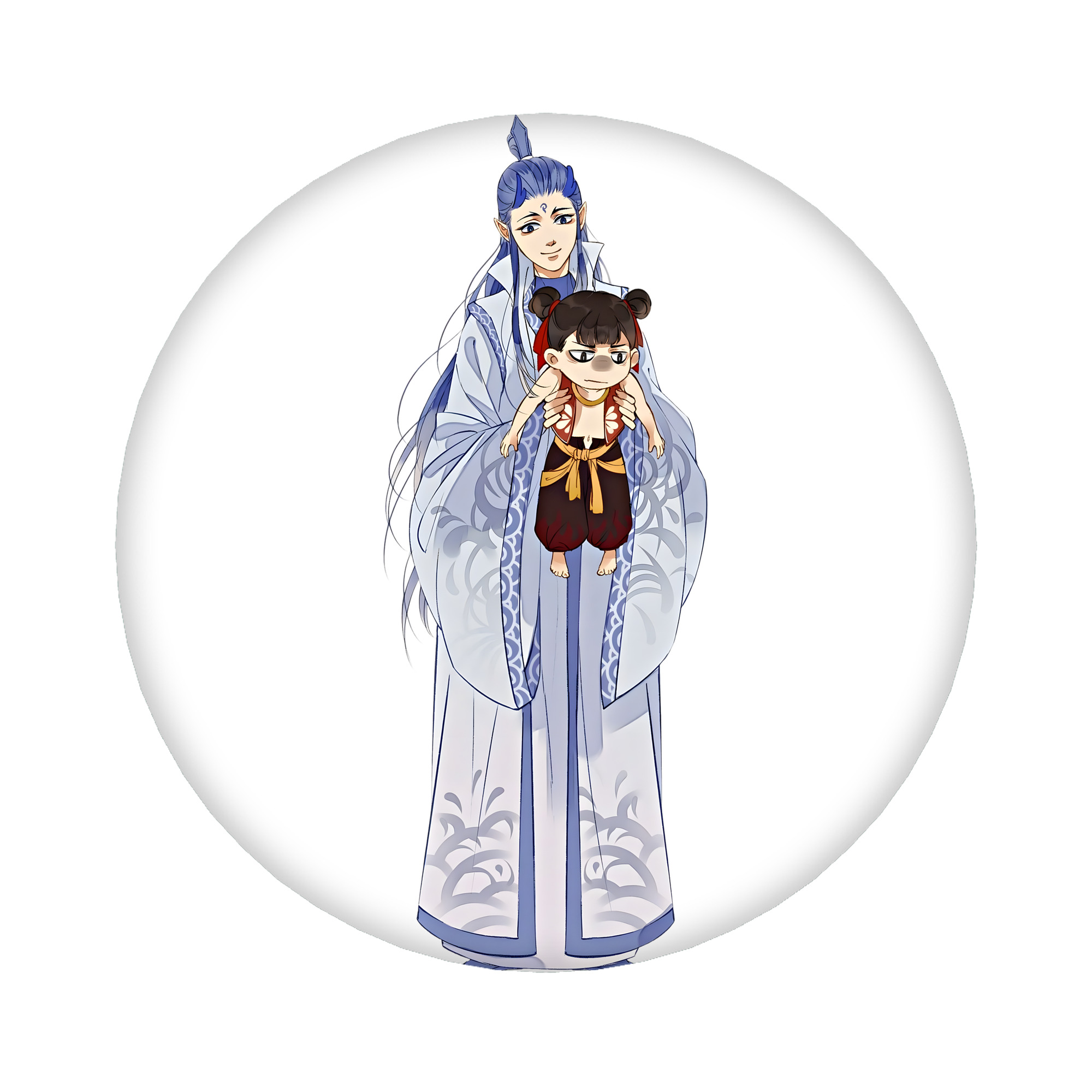 （画像用） Ne Zha 2 ナタ 魔童の大暴れ 6cm 缶バッジ 複数セット