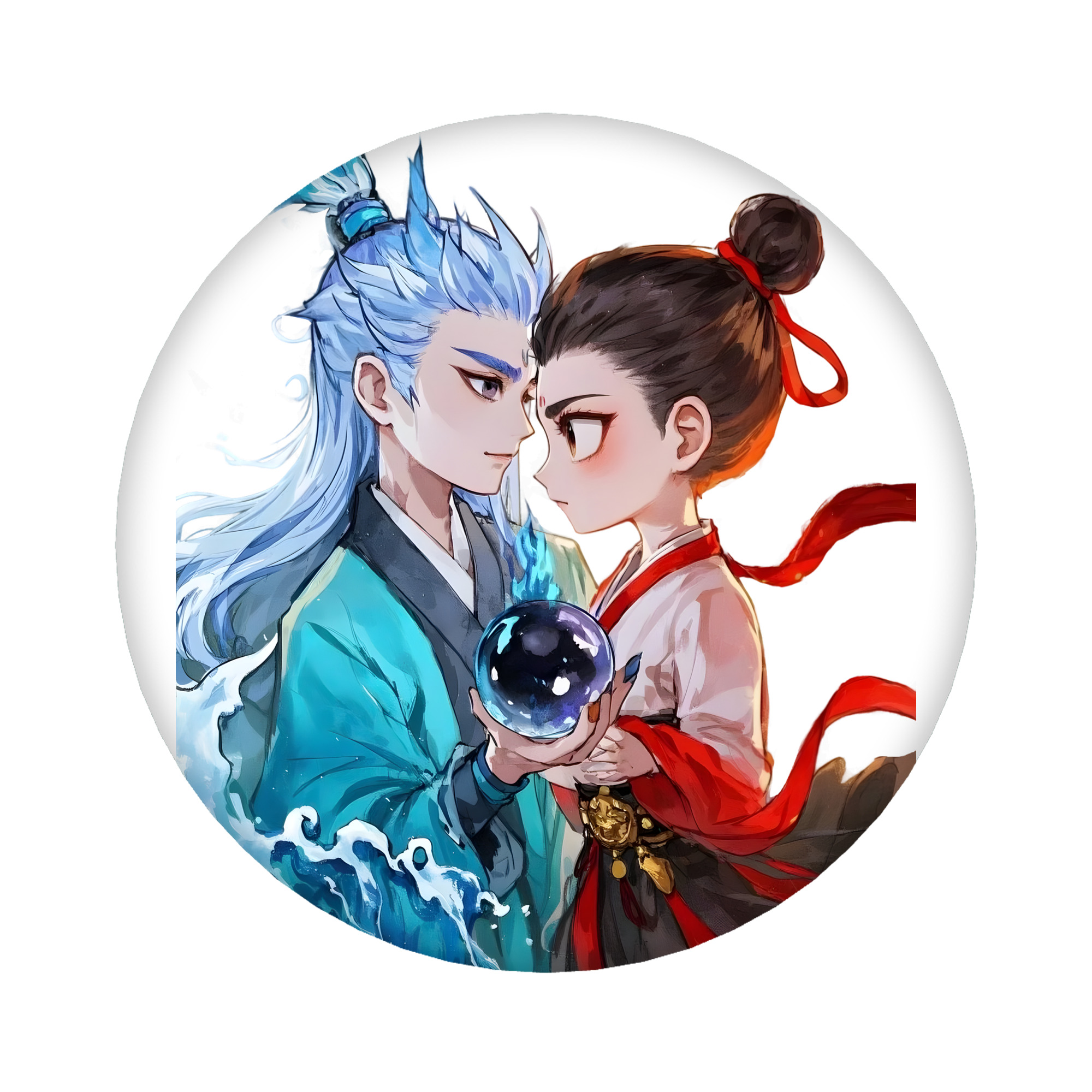（画像用） Ne Zha 2 ナタ 魔童の大暴れ 6cm 缶バッジ 複数セット