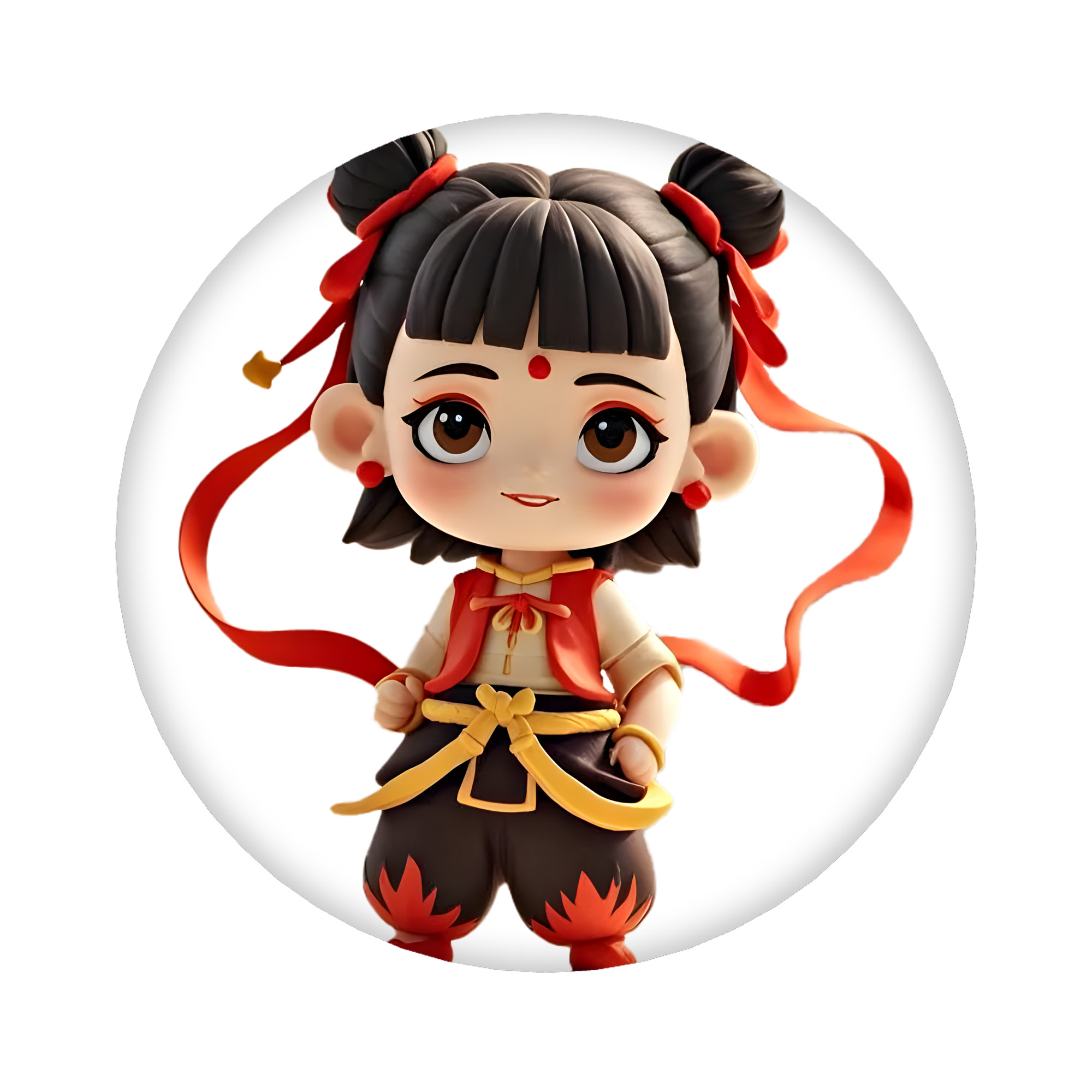 （画像用） Ne Zha 2 ナタ 魔童の大暴れ 6cm 缶バッジ 複数セット