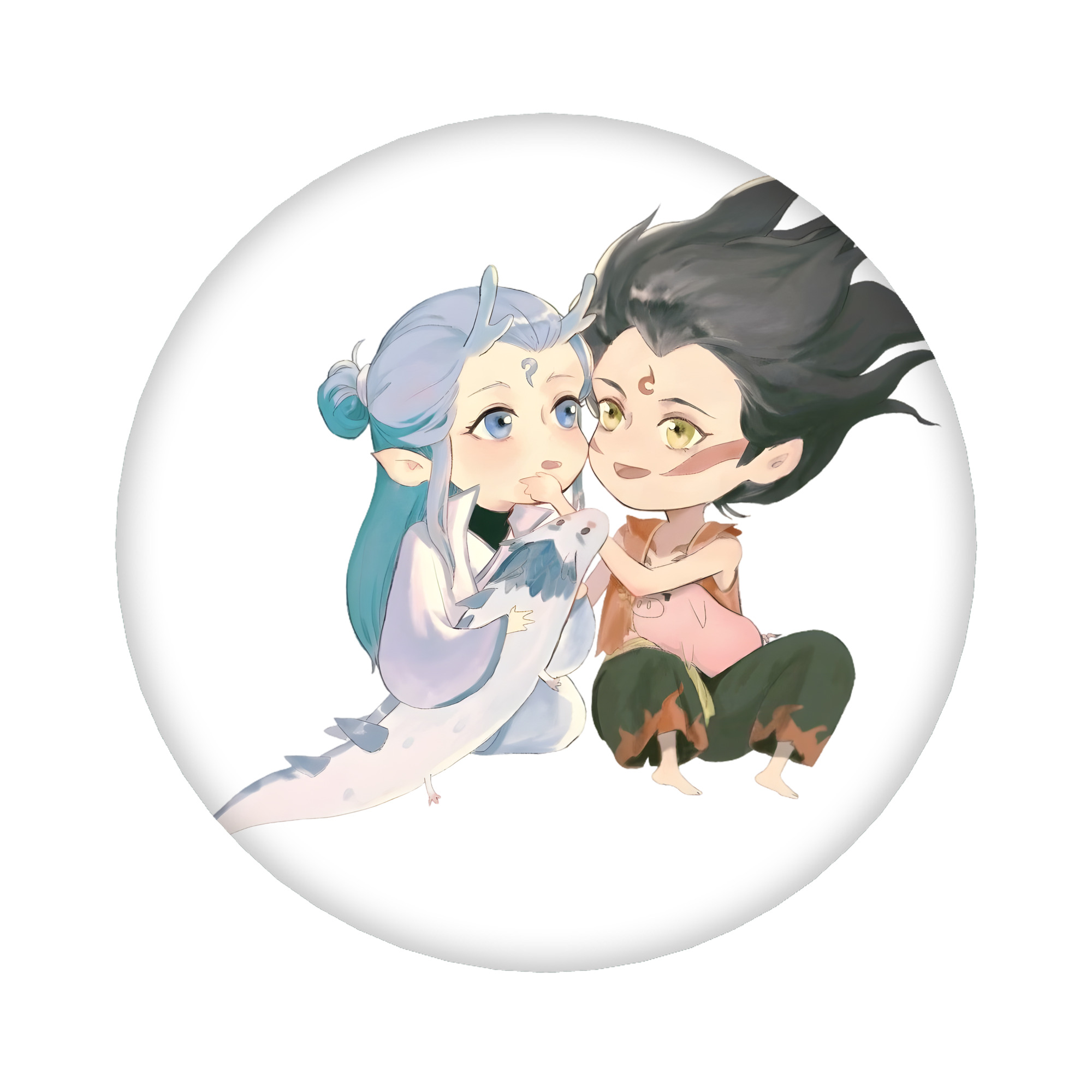 （画像用） Ne Zha 2 ナタ 魔童の大暴れ 6cm 缶バッジ 複数セット