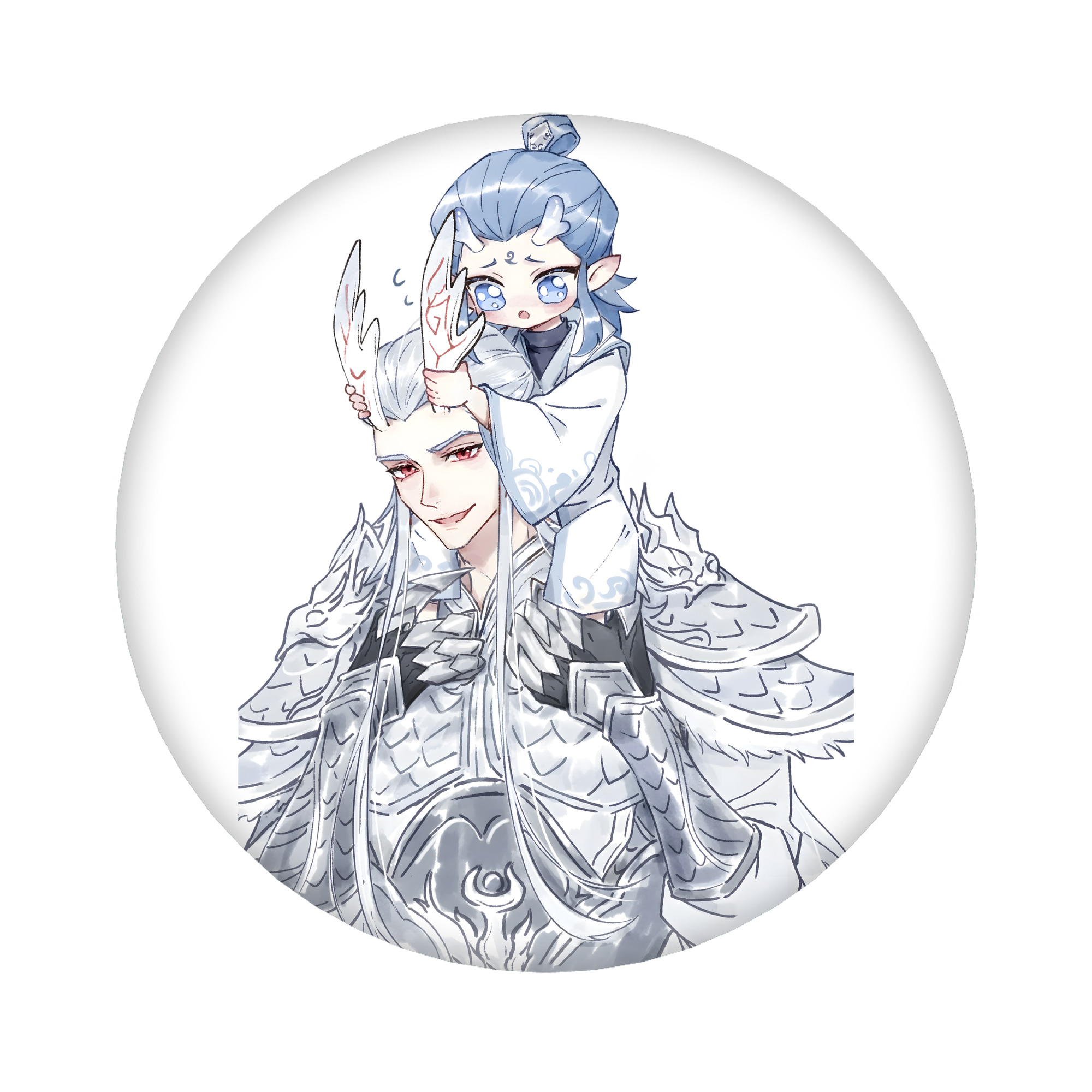 （画像用） Ne Zha 2 ナタ 魔童の大暴れ 6cm 缶バッジ 複数セット