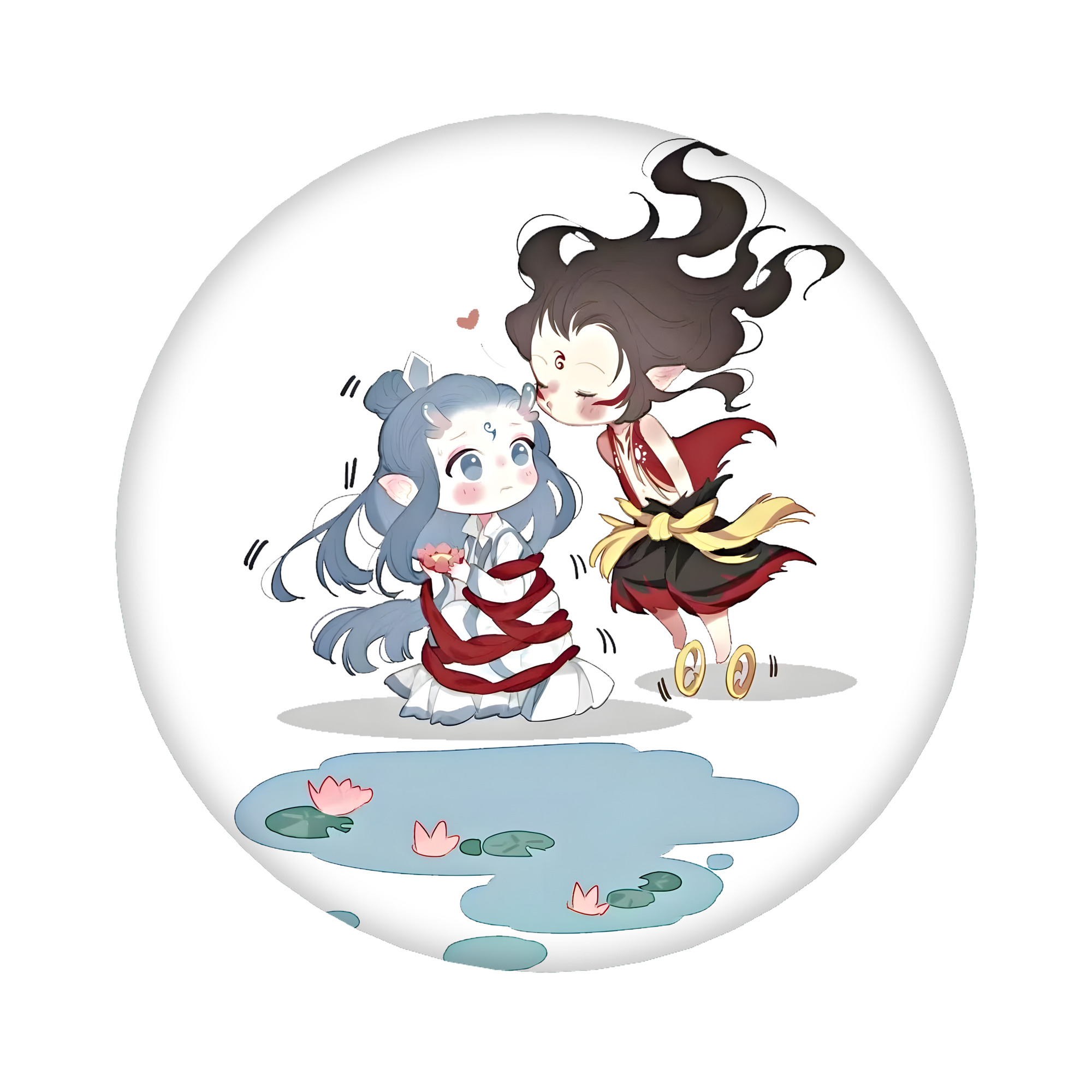 （画像用） Ne Zha 2 ナタ 魔童の大暴れ 6cm 缶バッジ 複数セット