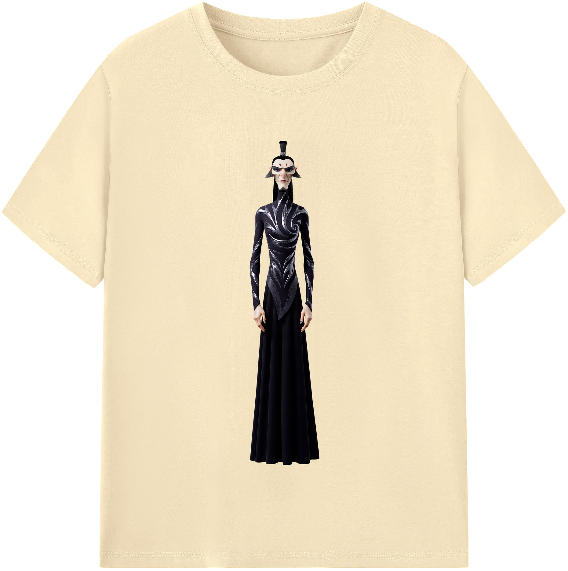 （画像用） Ne Zha 2 ナタ 魔童の大暴れ 綿100％半袖Tシャツ（フロントプリント）