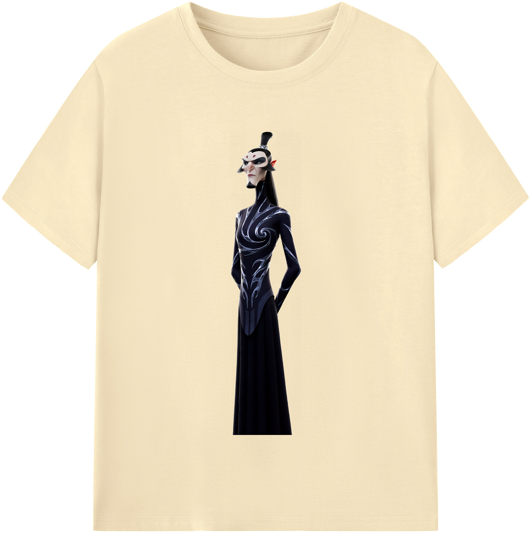 （画像用） Ne Zha 2 ナタ 魔童の大暴れ 綿100％半袖Tシャツ（フロントプリント）