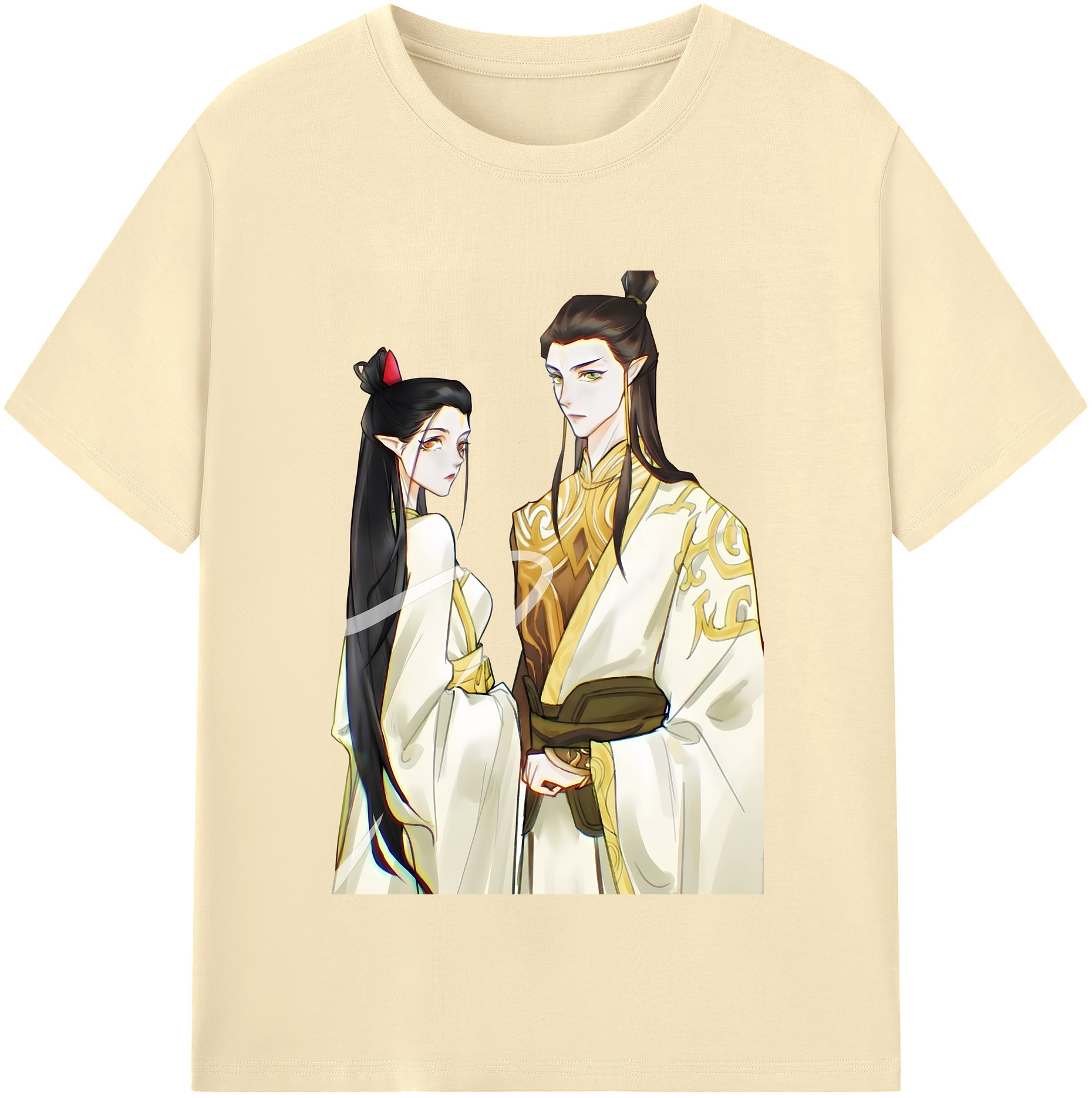 （画像用） Ne Zha 2 ナタ 魔童の大暴れ 綿100％半袖Tシャツ（フロントプリント）