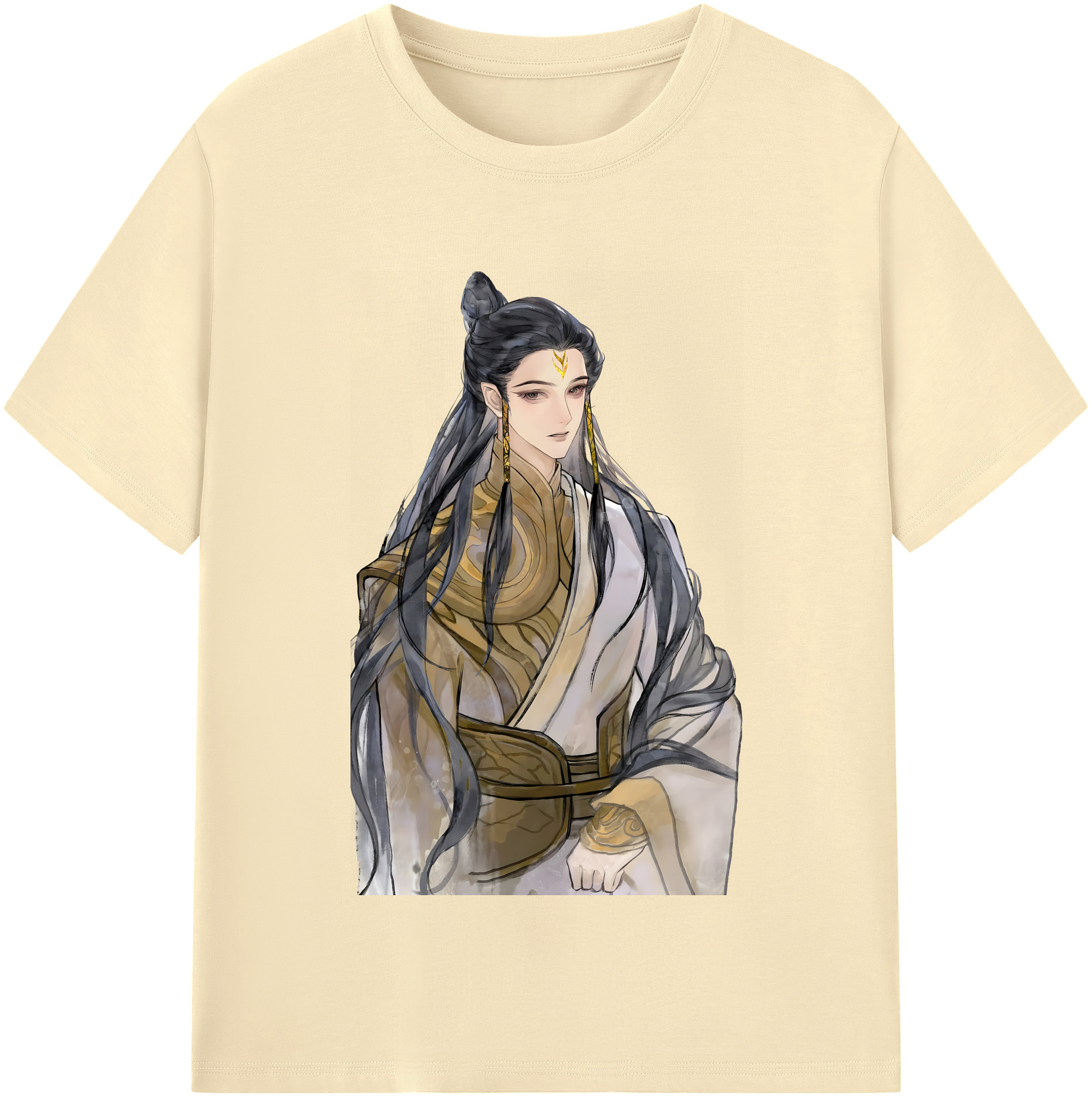 （画像用） Ne Zha 2 ナタ 魔童の大暴れ 綿100％半袖Tシャツ（フロントプリント）