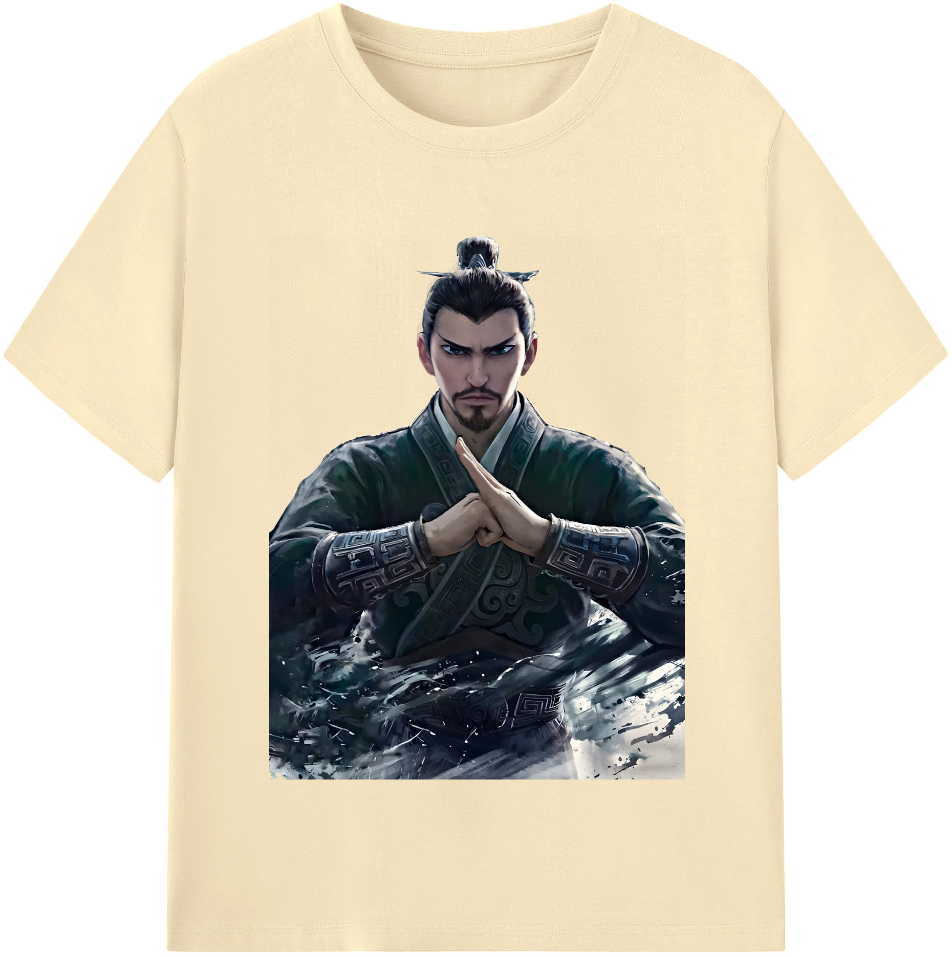 （画像用） Ne Zha 2 ナタ 魔童の大暴れ 綿100％半袖Tシャツ（フロントプリント）
