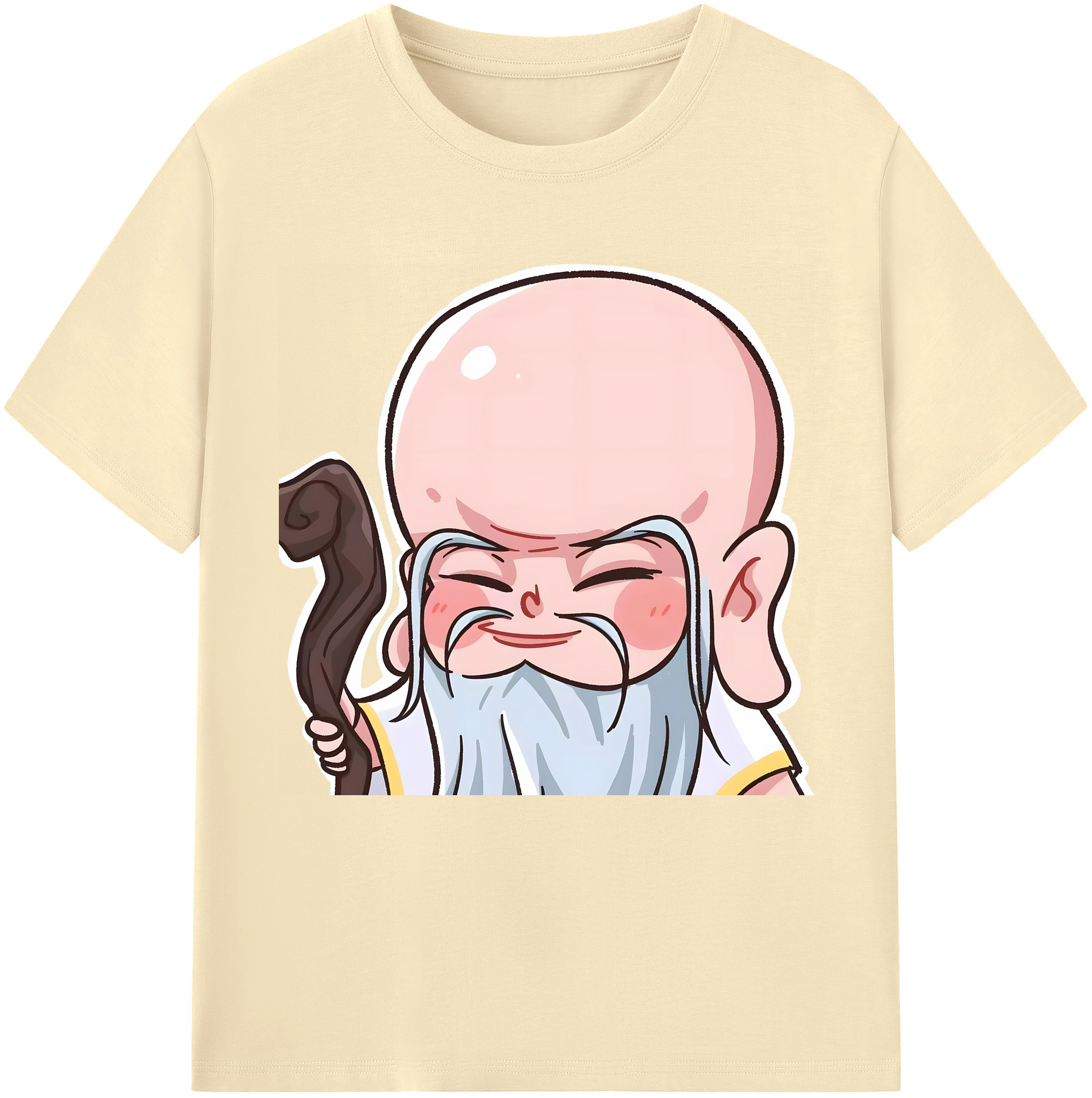 （画像用） Ne Zha 2 ナタ 魔童の大暴れ 綿100％半袖Tシャツ（フロントプリント）