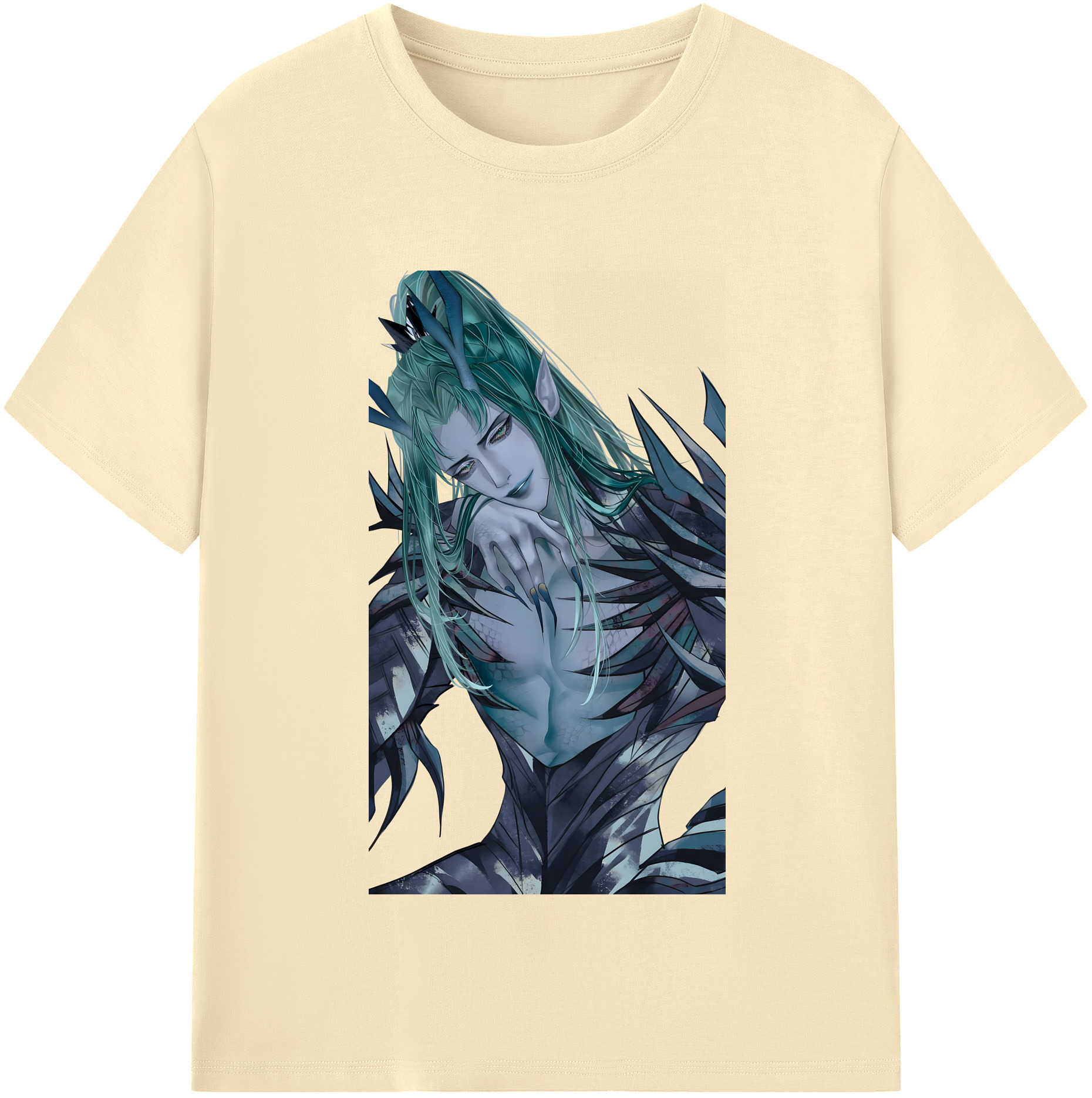 （画像用） Ne Zha 2 ナタ 魔童の大暴れ 綿100％半袖Tシャツ（フロントプリント）
