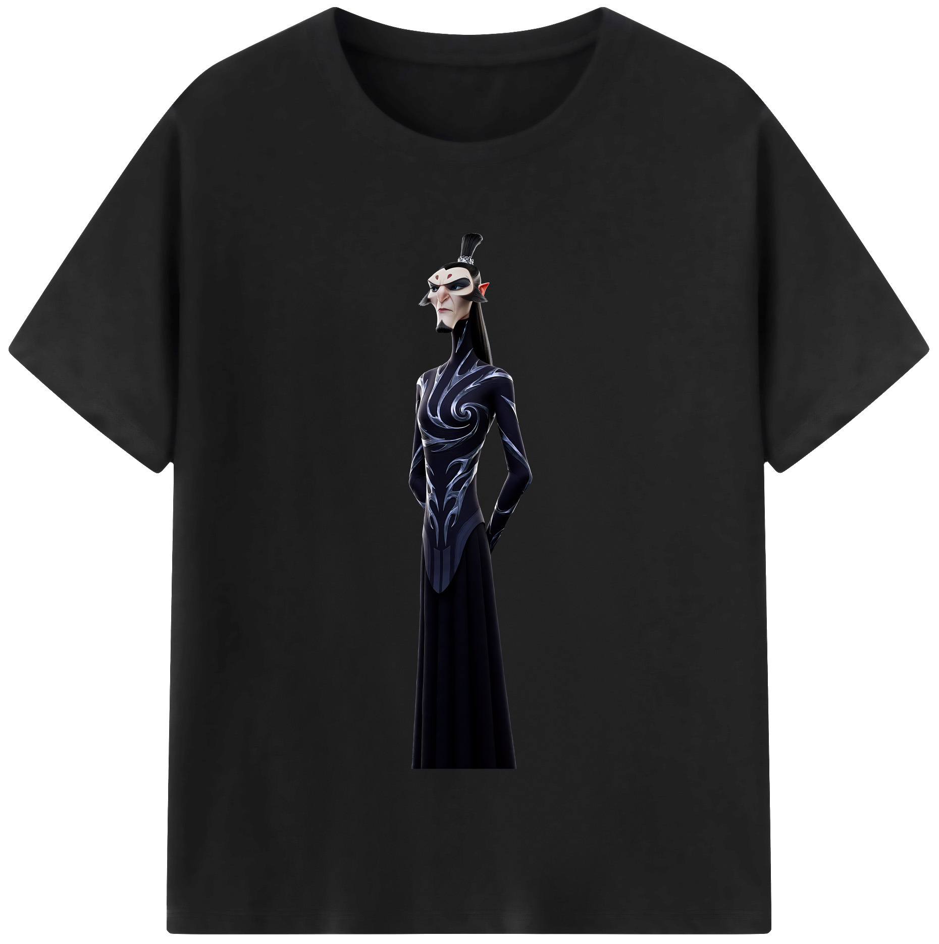 （画像用） Ne Zha 2 ナタ 魔童の大暴れ 綿100％半袖Tシャツ（フロントプリント）
