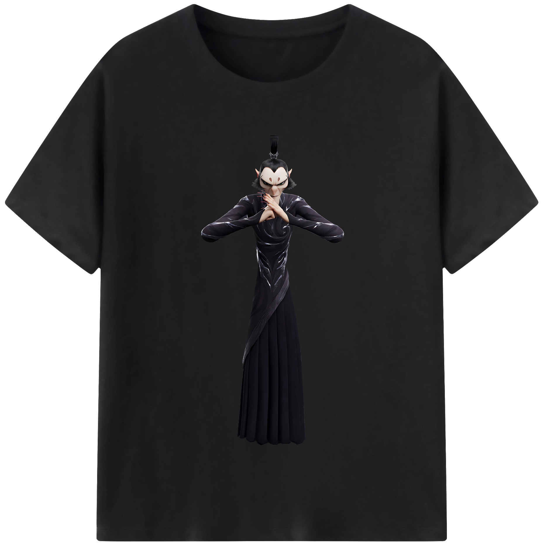 （画像用） Ne Zha 2 ナタ 魔童の大暴れ 綿100％半袖Tシャツ（フロントプリント）