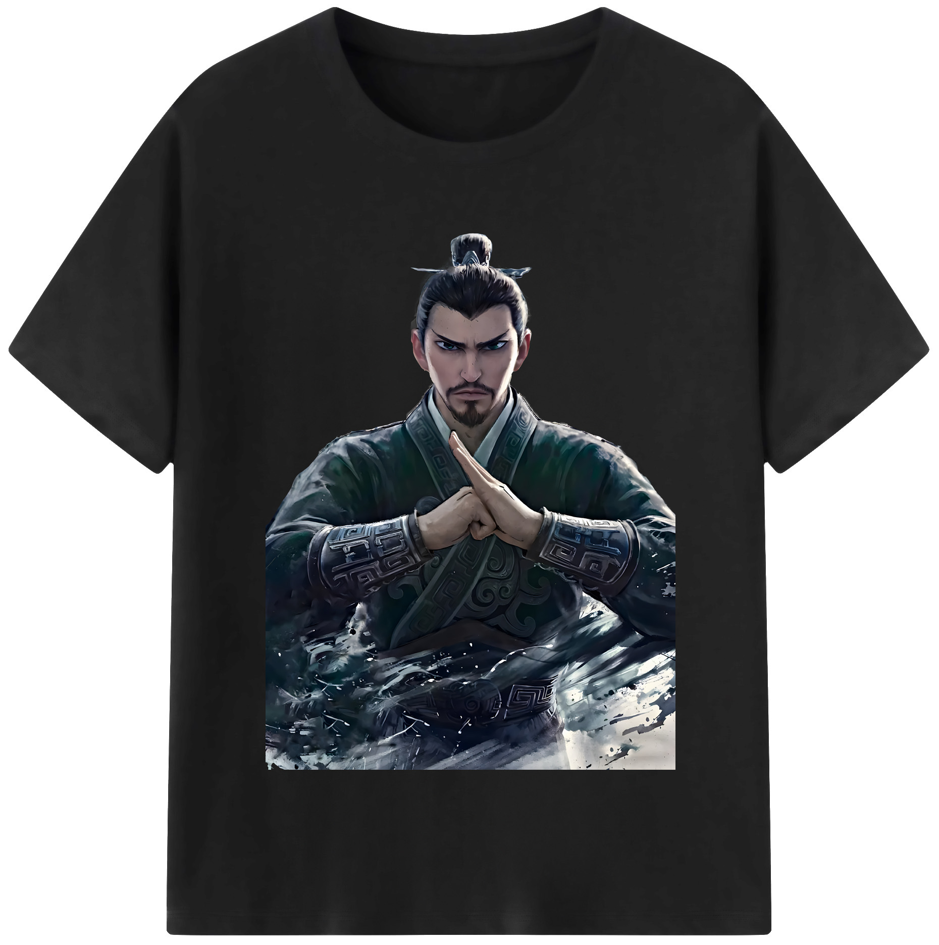 （画像用） Ne Zha 2 ナタ 魔童の大暴れ 綿100％半袖Tシャツ（フロントプリント）