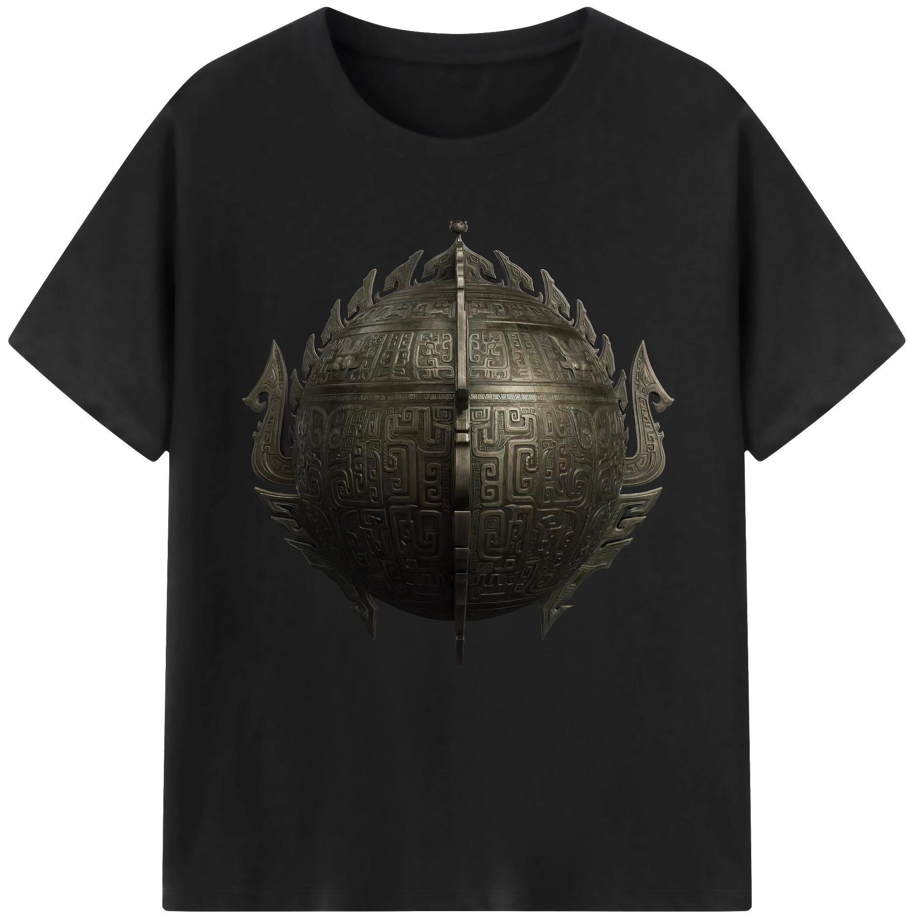 （画像用） Ne Zha 2 ナタ 魔童の大暴れ 綿100％半袖Tシャツ（フロントプリント）
