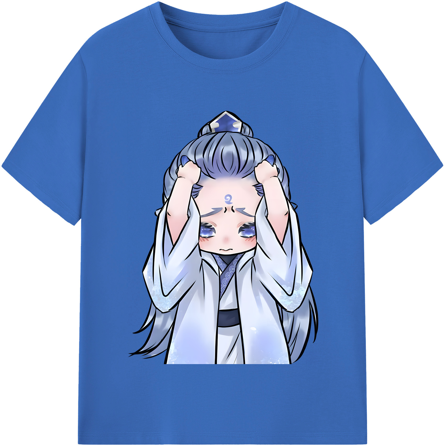 （画像用） Ne Zha 2 ナタ 魔童の大暴れ 綿100％半袖Tシャツ（フロントプリント）