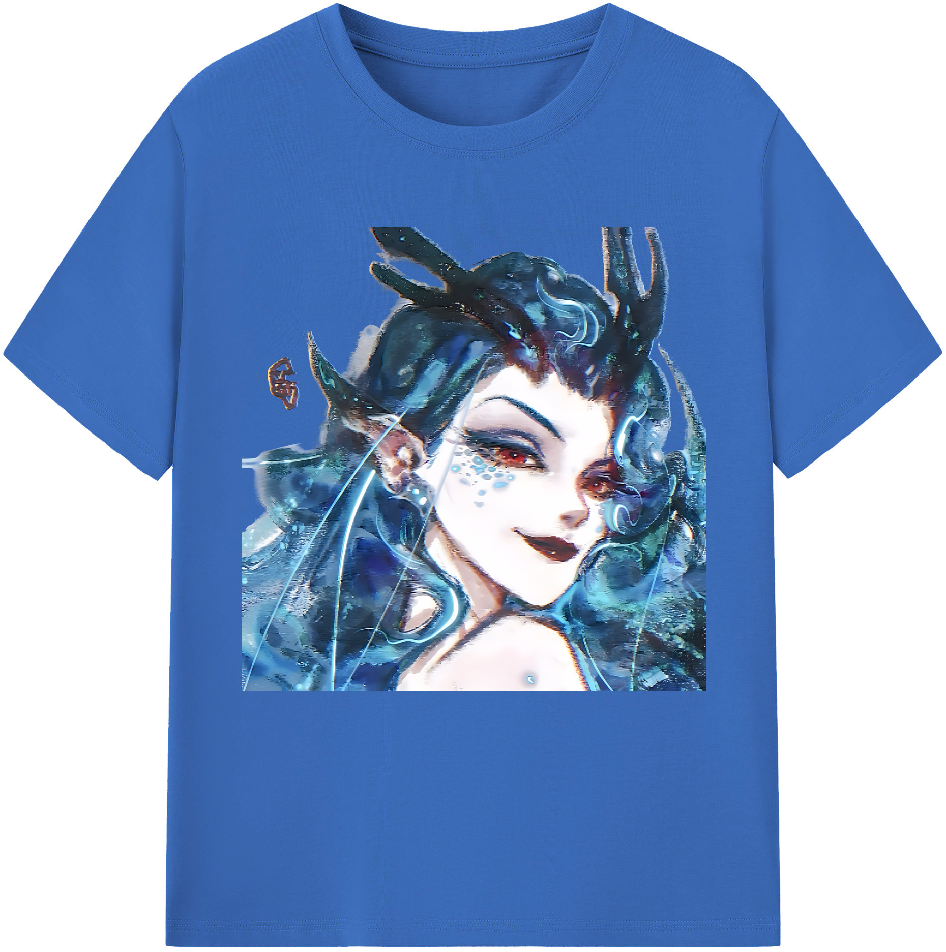 （画像用） Ne Zha 2 ナタ 魔童の大暴れ 綿100％半袖Tシャツ（フロントプリント）