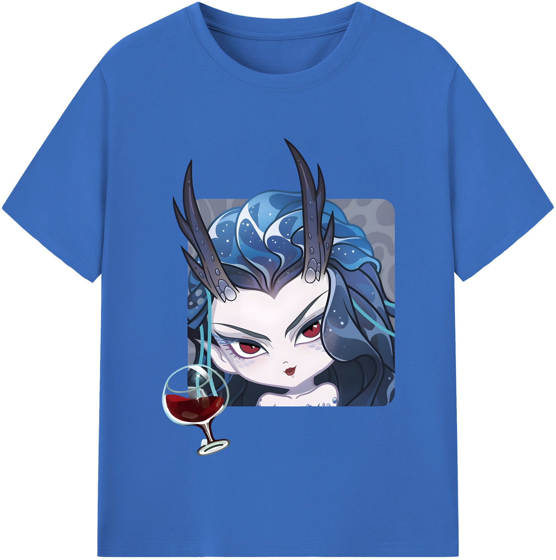 （画像用） Ne Zha 2 ナタ 魔童の大暴れ 綿100％半袖Tシャツ（フロントプリント）