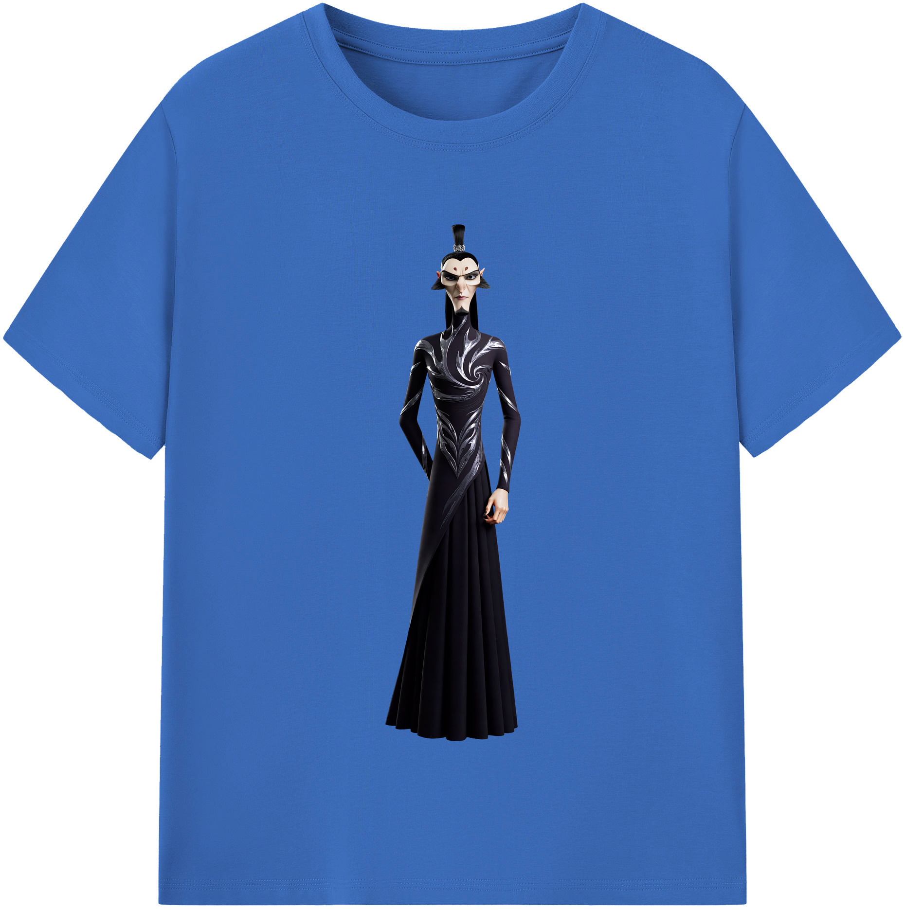 （画像用） Ne Zha 2 ナタ 魔童の大暴れ 綿100％半袖Tシャツ（フロントプリント）