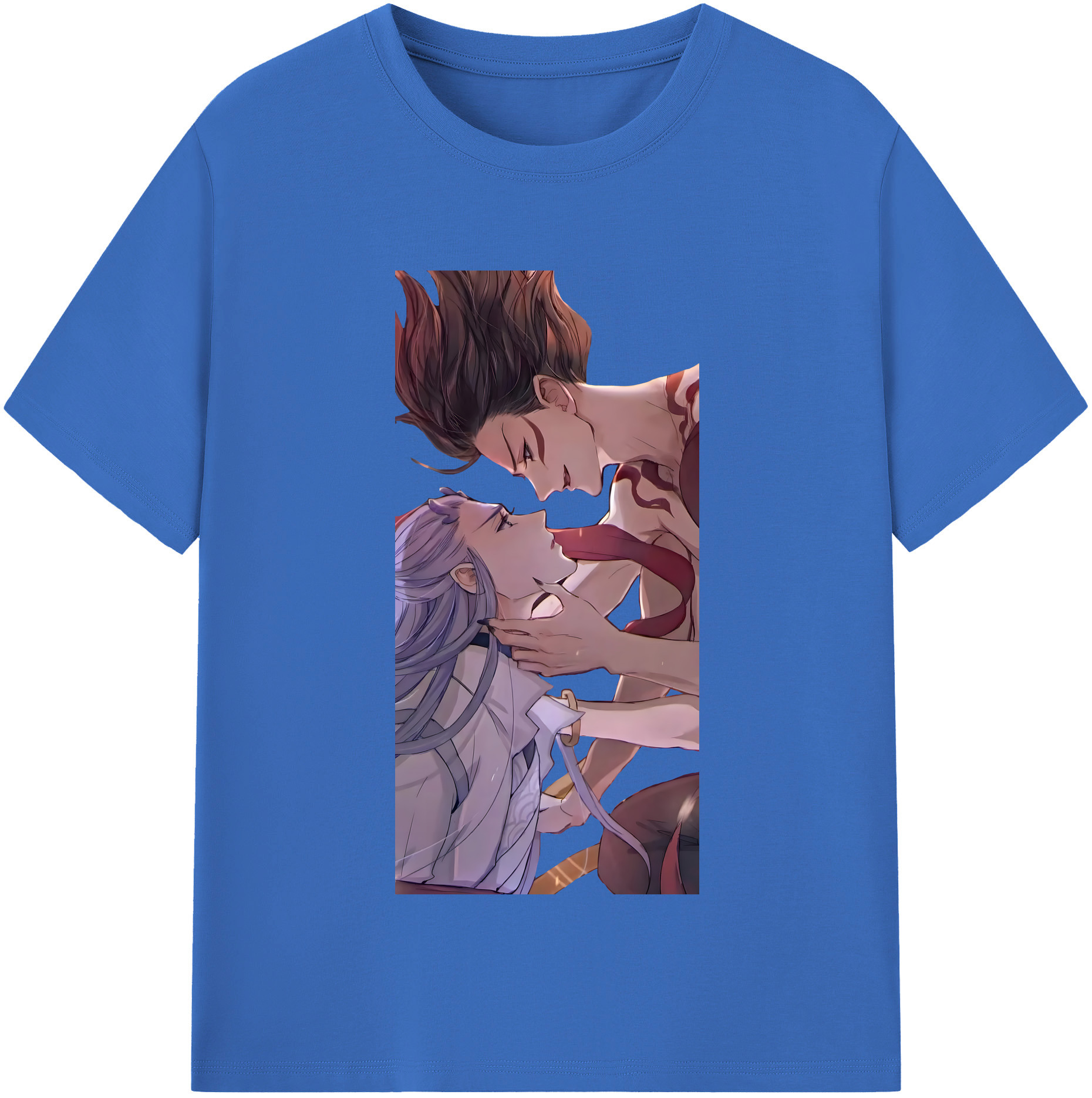 （画像用） Ne Zha 2 ナタ 魔童の大暴れ 綿100％半袖Tシャツ（フロントプリント）