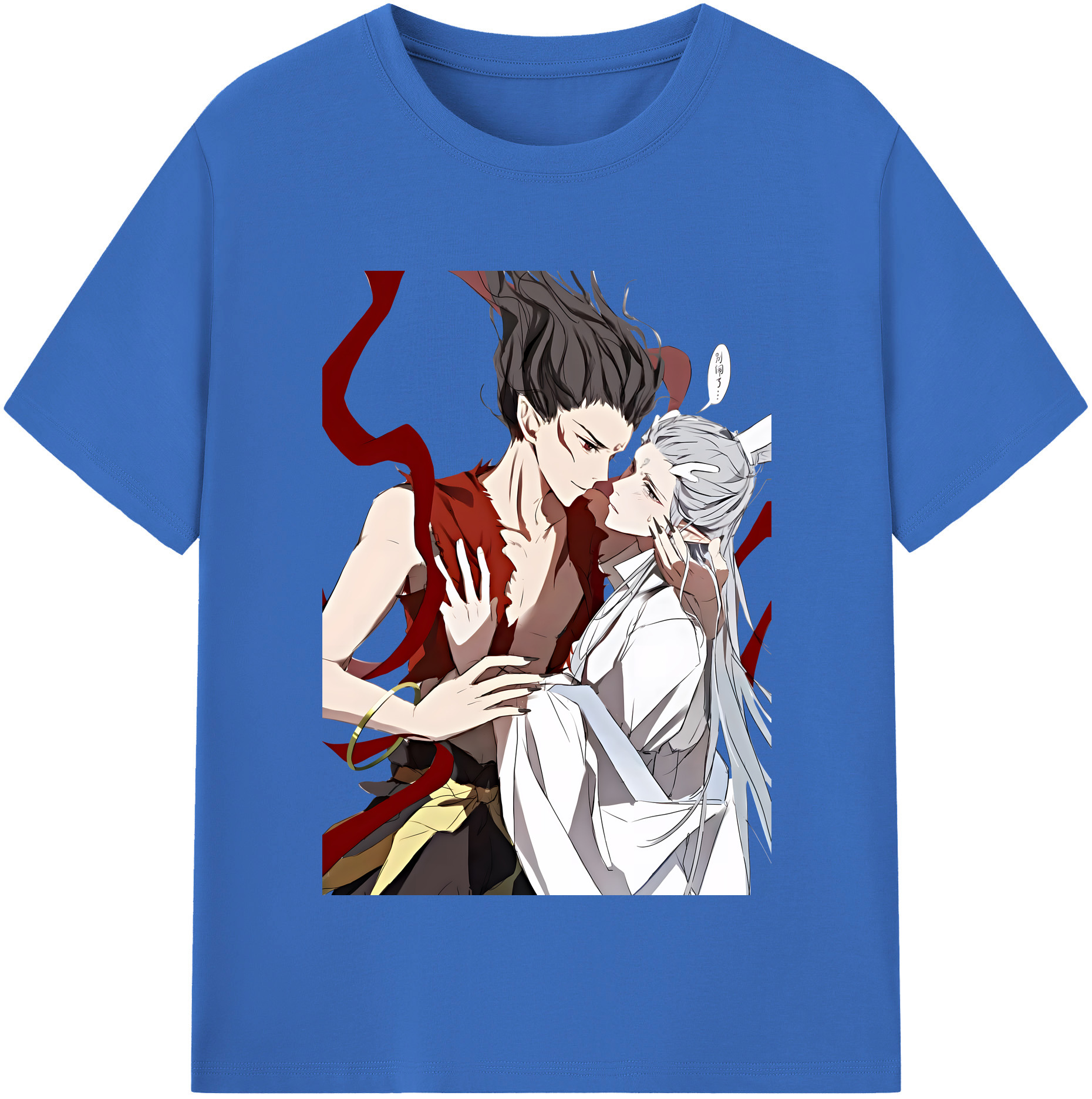 （画像用） Ne Zha 2 ナタ 魔童の大暴れ 綿100％半袖Tシャツ（フロントプリント）