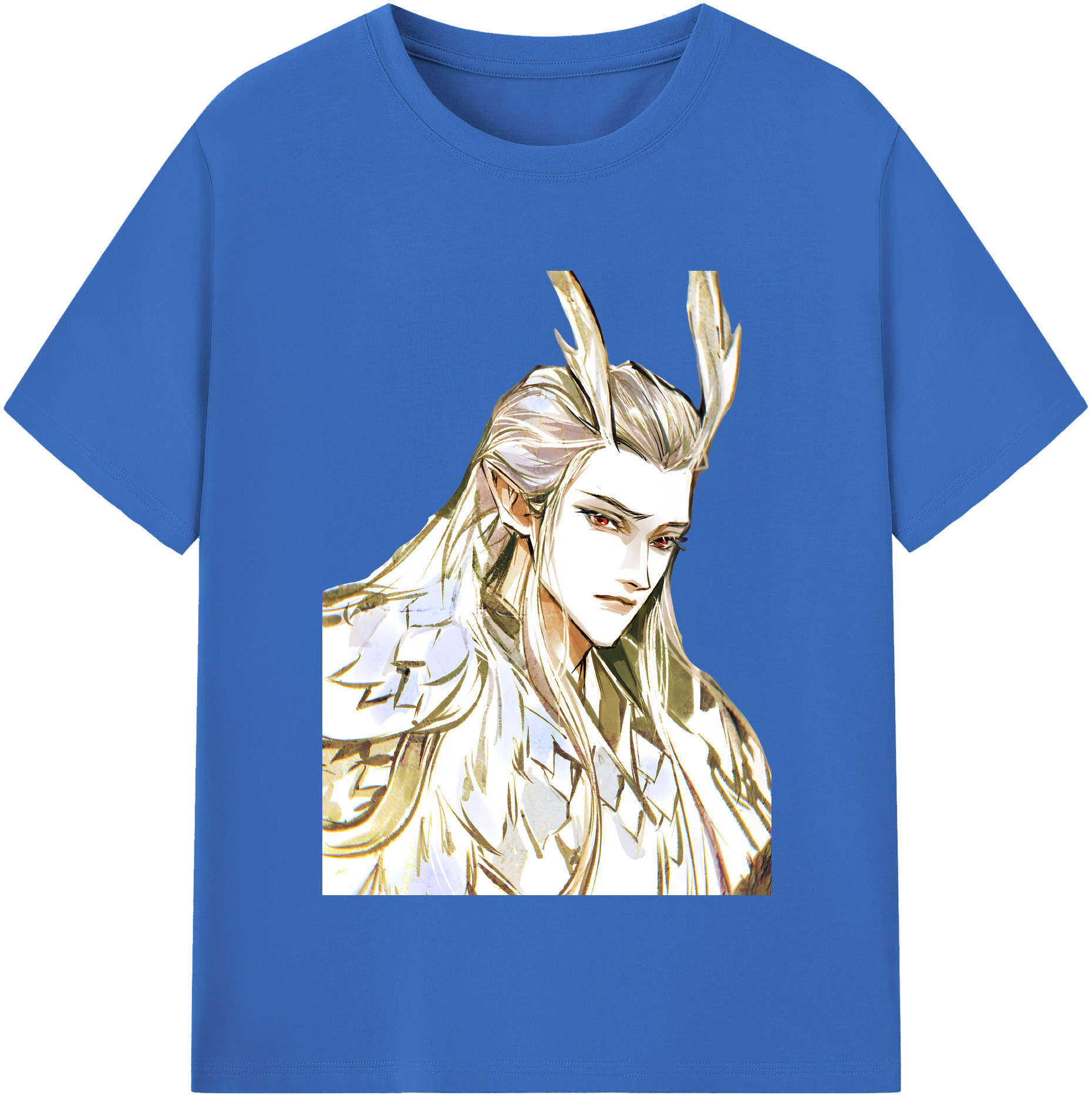 （画像用） Ne Zha 2 ナタ 魔童の大暴れ 綿100％半袖Tシャツ（フロントプリント）