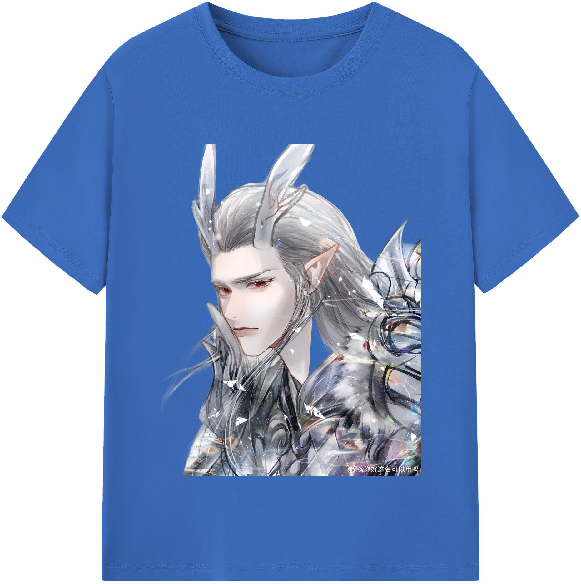 （画像用） Ne Zha 2 ナタ 魔童の大暴れ 綿100％半袖Tシャツ（フロントプリント）