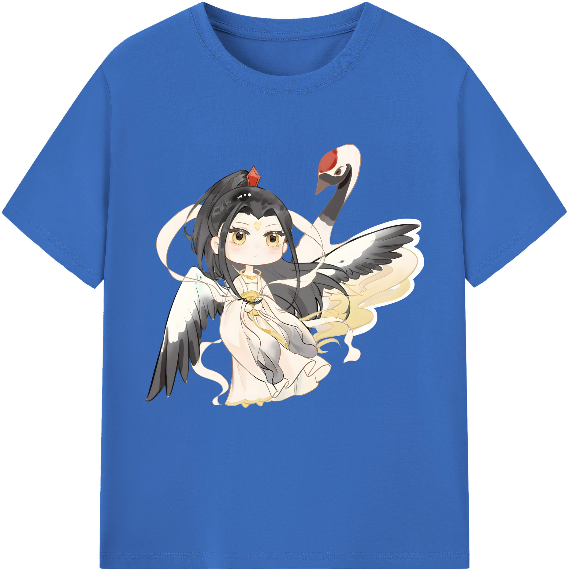 （画像用） Ne Zha 2 ナタ 魔童の大暴れ 綿100％半袖Tシャツ（フロントプリント）