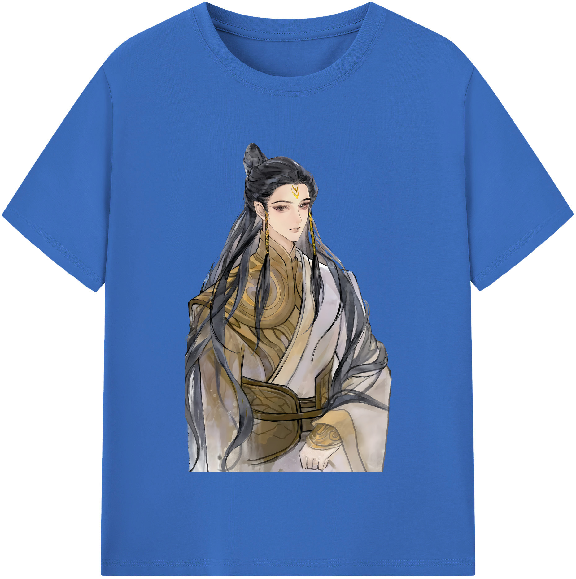 （画像用） Ne Zha 2 ナタ 魔童の大暴れ 綿100％半袖Tシャツ（フロントプリント）